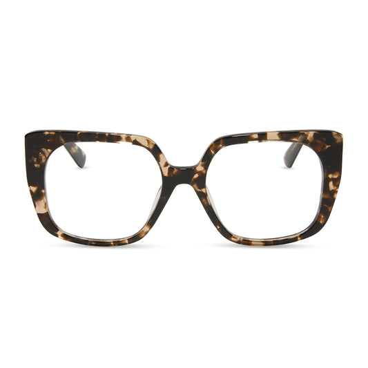 CECILIA - ESPRESSO TORTOISE + PRESCRIPTION GLASSES