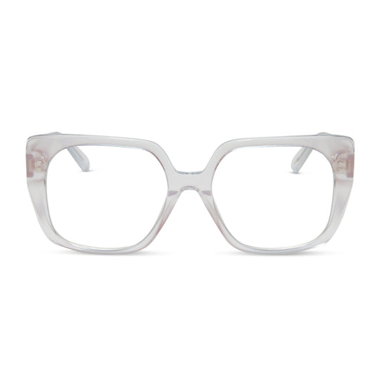 CECILIA - OPALESCENT PINK + PRESCRIPTION GLASSES