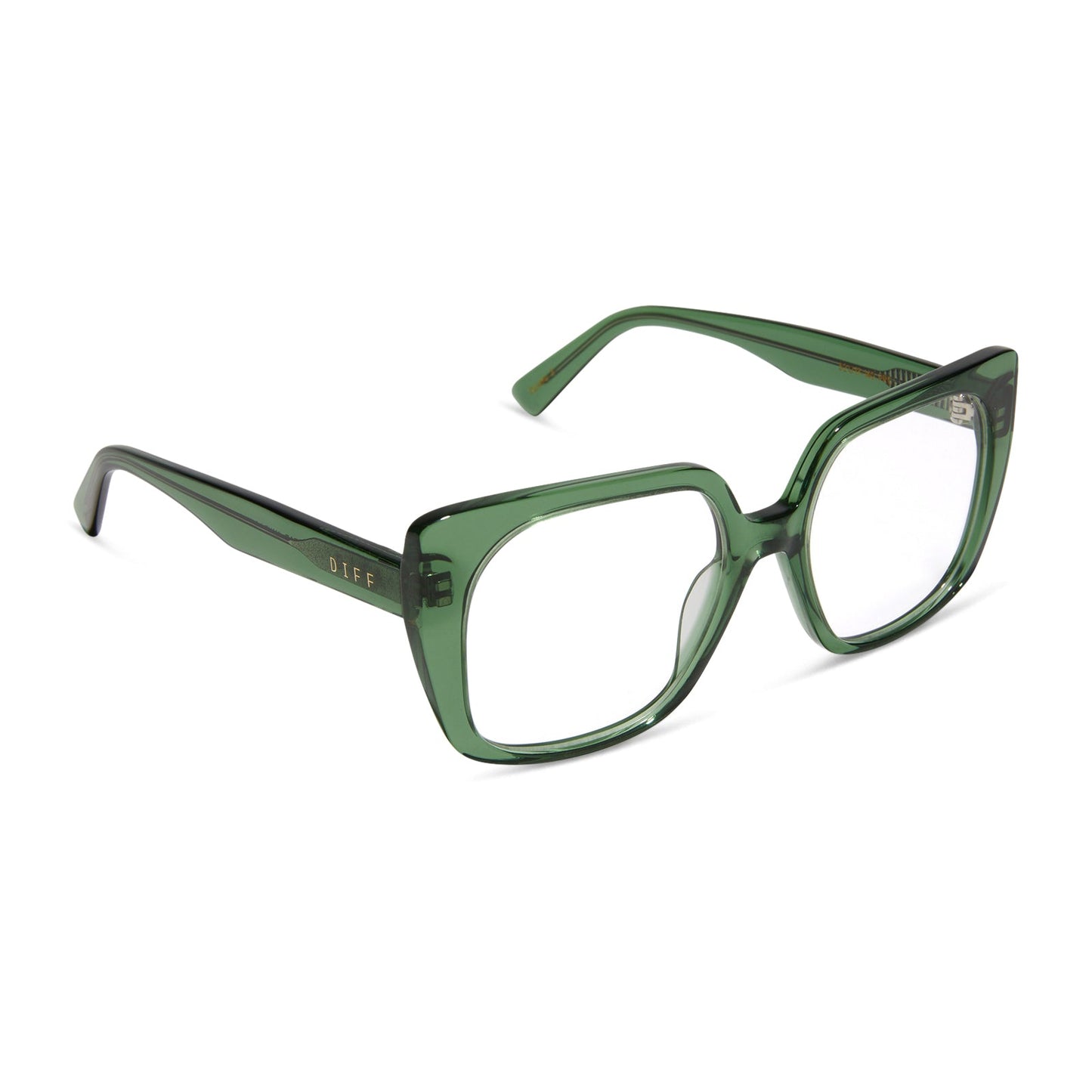 CECILIA - SAGE CRYSTAL + PRESCRIPTION GLASSES