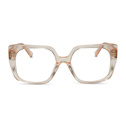 CECILIA - VINTAGE ROSE CRYSTAL + PRESCRIPTION GLASSES