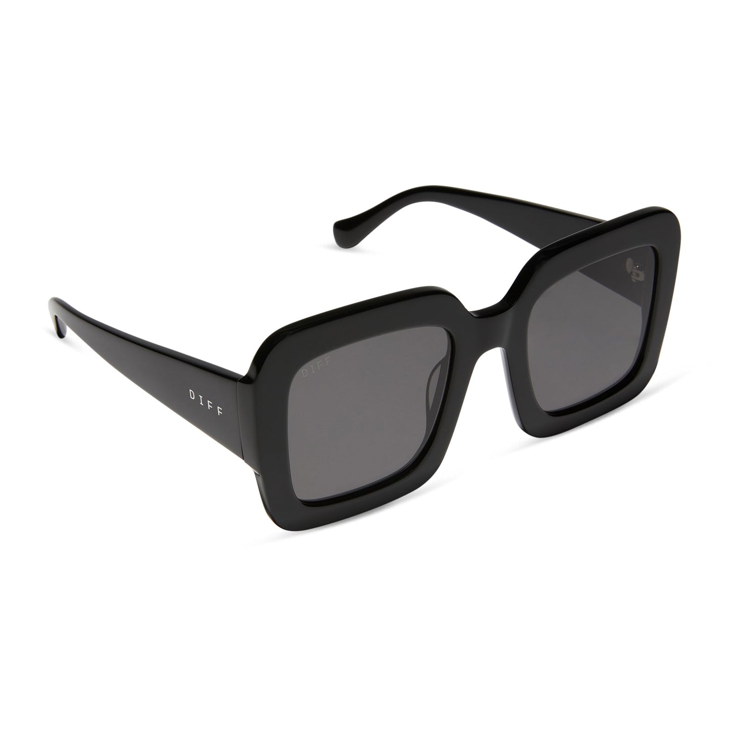 CHARISE - BLACK + GREY + POLARIZED SUNGLASSES