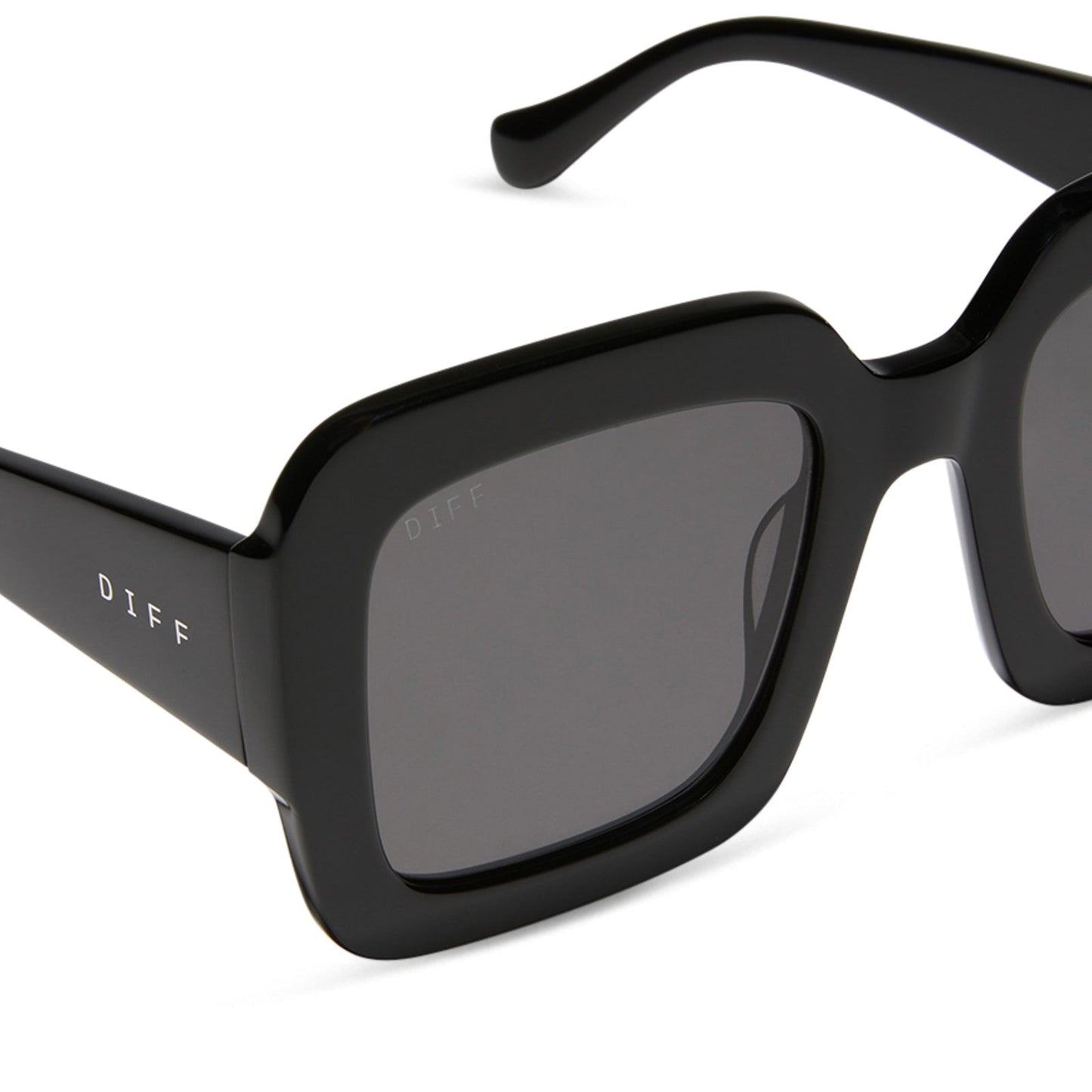 CHARISE - BLACK + GREY + POLARIZED SUNGLASSES