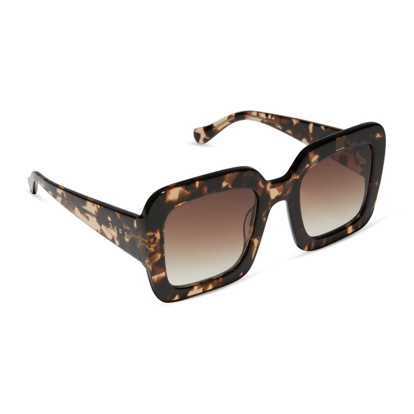 CHARISE - ESPRESSO TORTOISE + BROWN GRADIENT SUNGLASSES