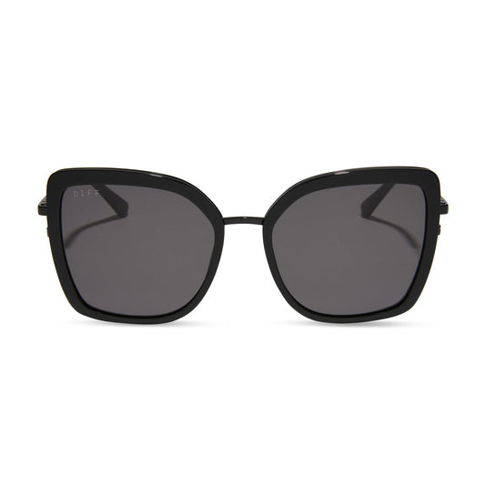 CLARISSE - BLACK + GREY SUNGLASSES