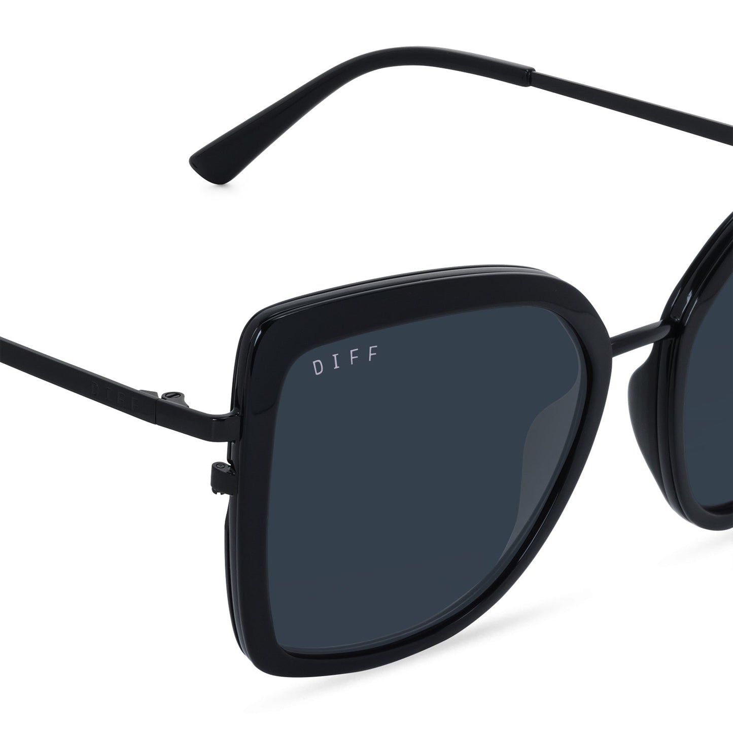 CLARISSE - BLACK + GREY SUNGLASSES