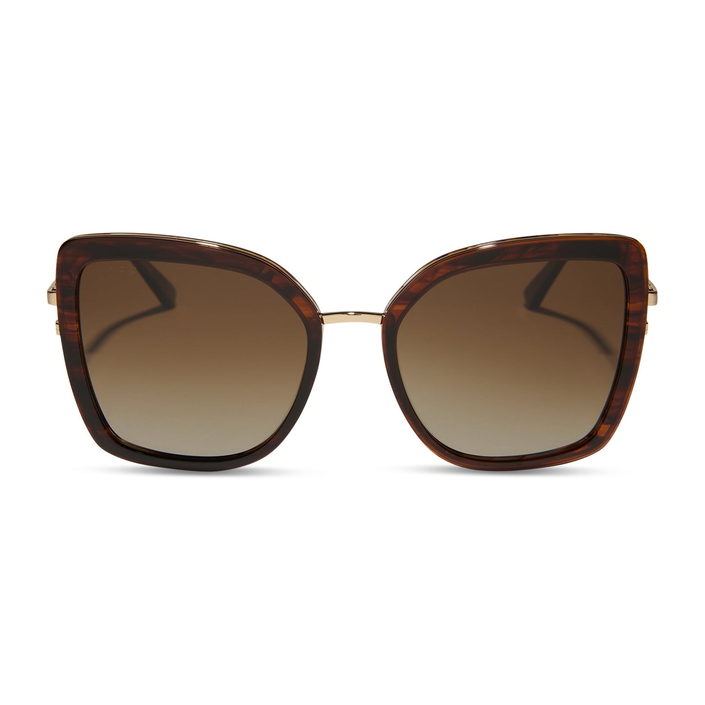 CLARISSE - SEQUOIA TORTOISE + BROWN GRADIENT + POLARIZED SUNGLASSES