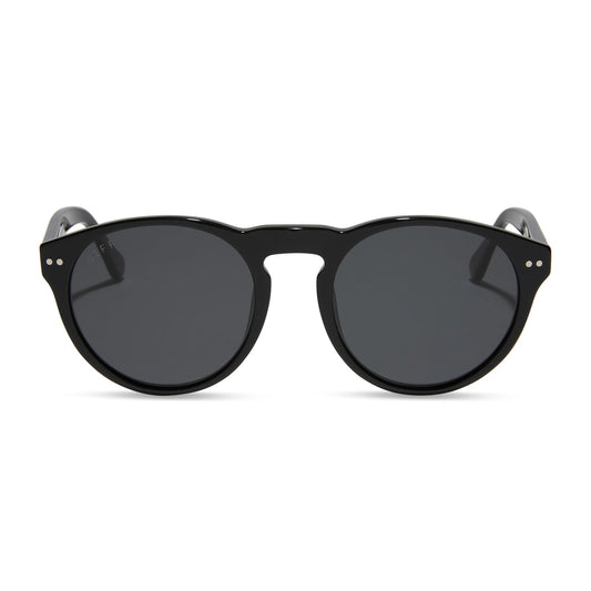 CODY XL - BLACK + GREY POLARIZED SUNGLASSES