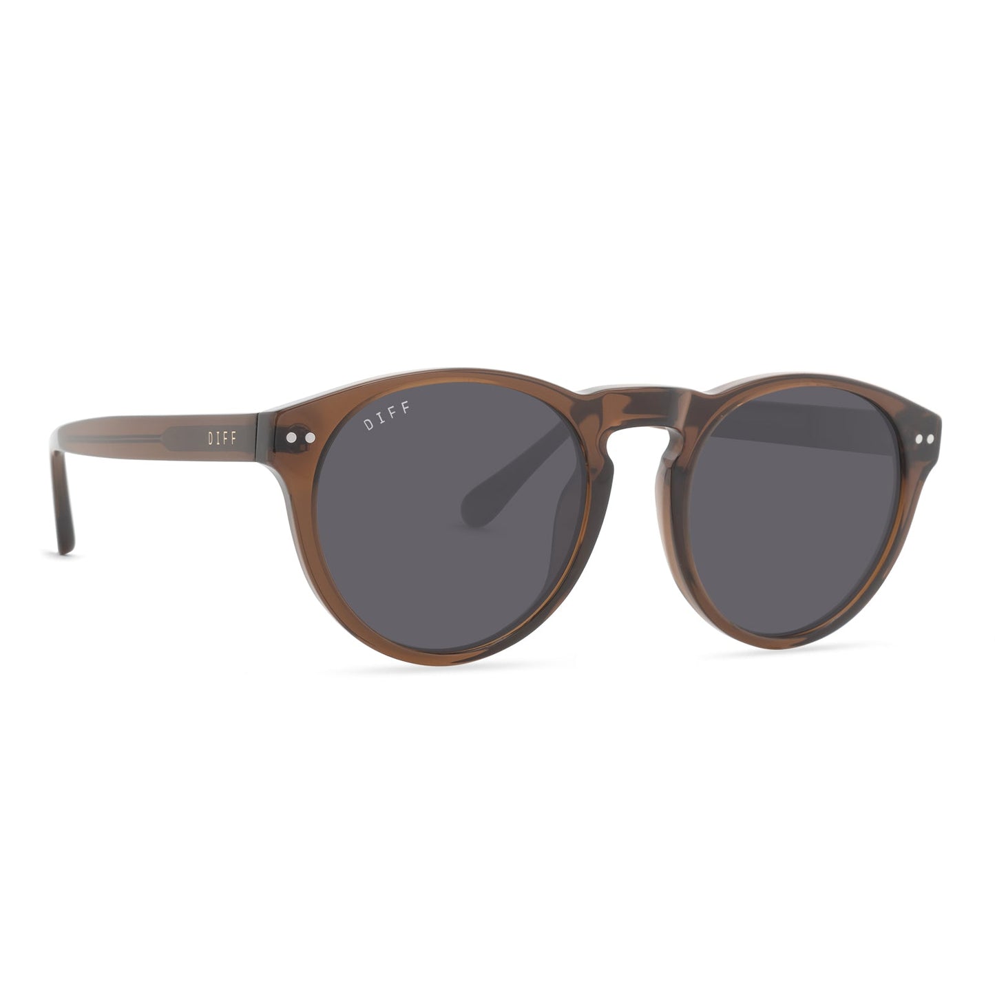 CODY XL - WHISKEY CRYSTAL + GREY POLARIZED SUNGLASSES