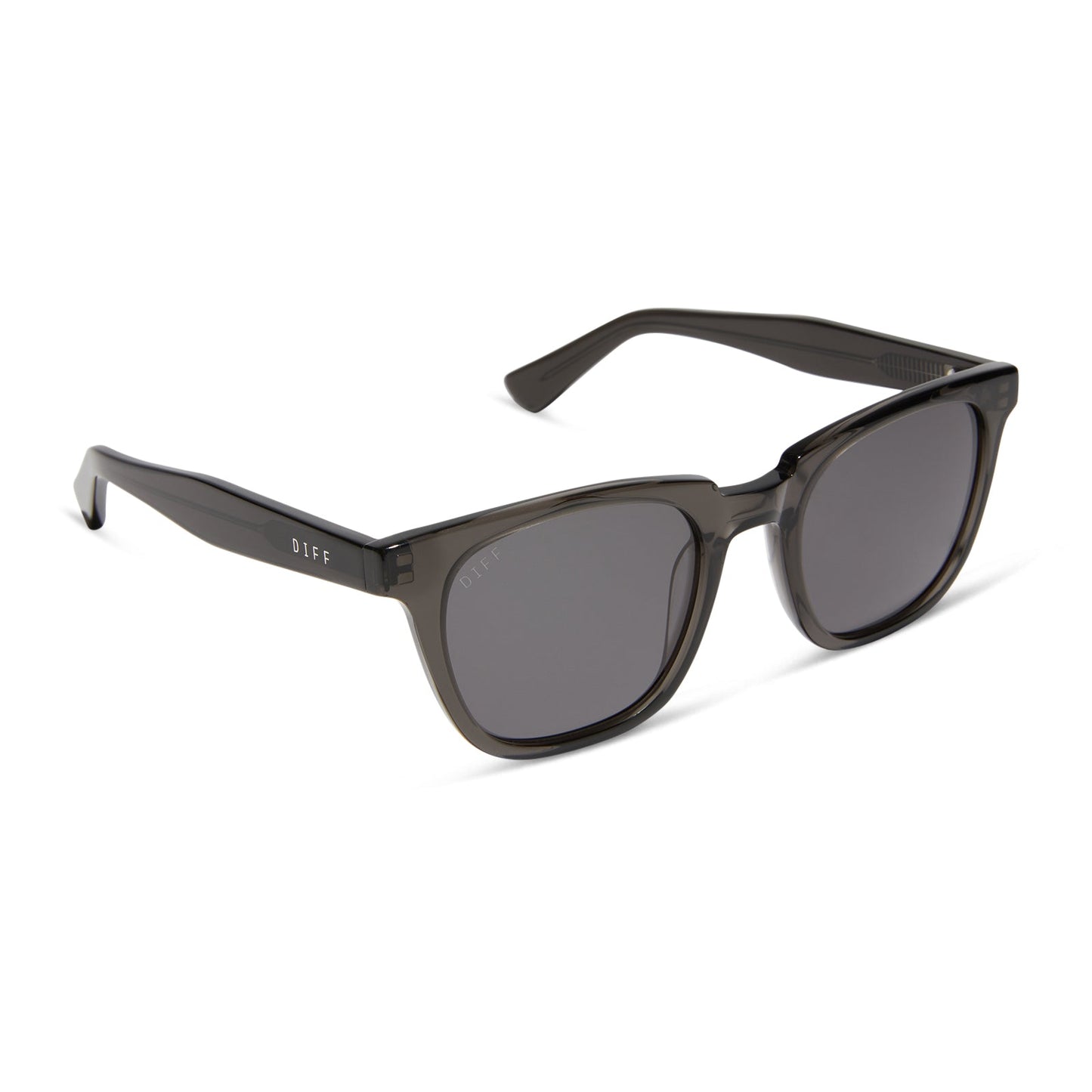 COLTON - BLACK SMOKE CRYSTAL + GREY + POLARIZED SUNGLASSES