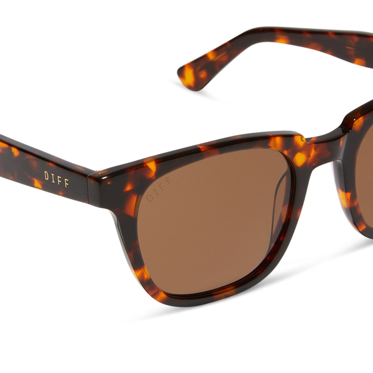 COLTON - RICH TORTOISE + BROWN + POLARIZED SUNGLASSES