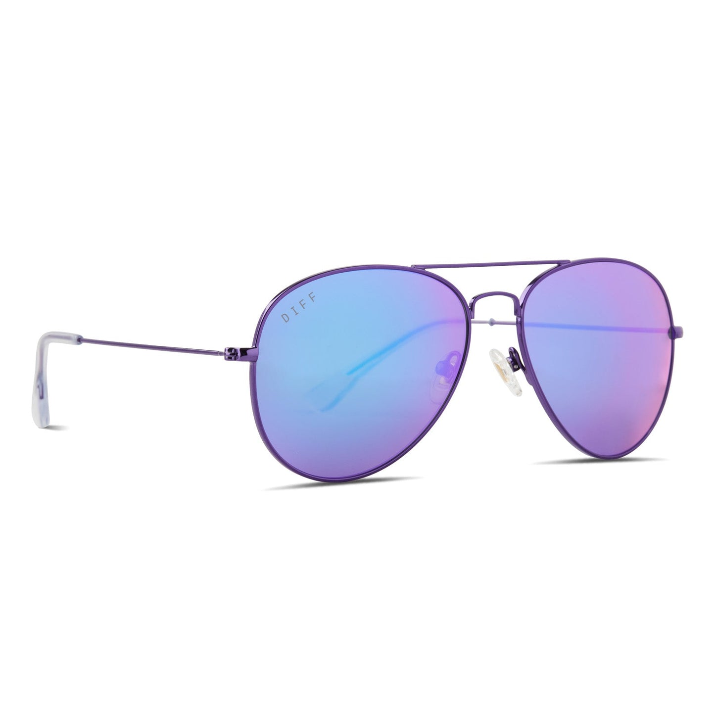 CRUZ - POSH PURPLE METALLIC + PURPLE MIRROR + POLARIZED SUNGLASSES