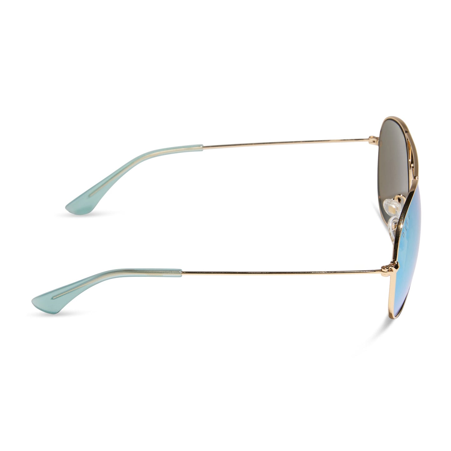 CRUZ XS - GOLD + AQUATIC AWE MIRROR SUNGLASSES