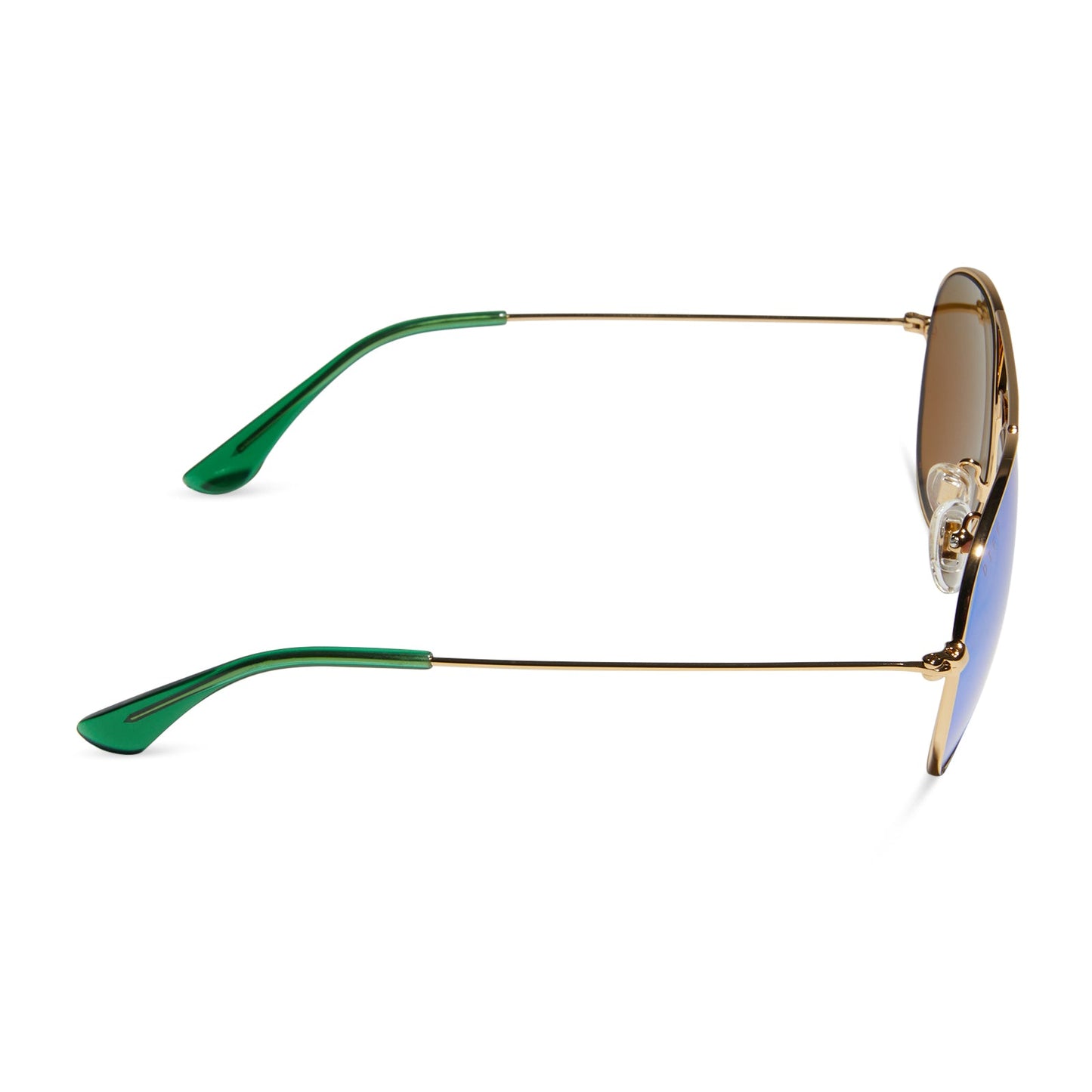 CRUZ XS - GOLD + GREEN MIRROR + POLARIZED SUNGLASSES