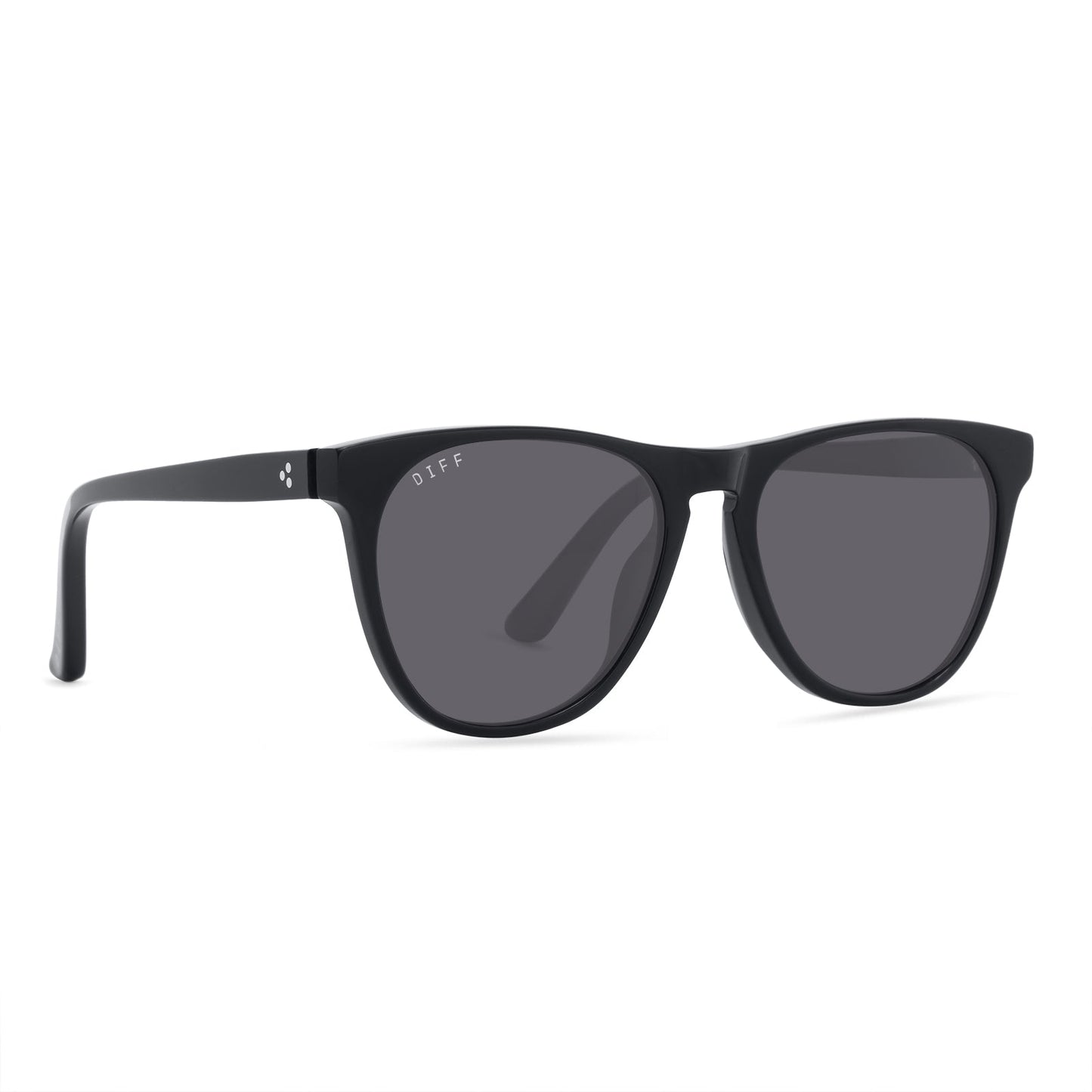 DARREN - BLACK + GREY POLARIZED SUNGLASSES