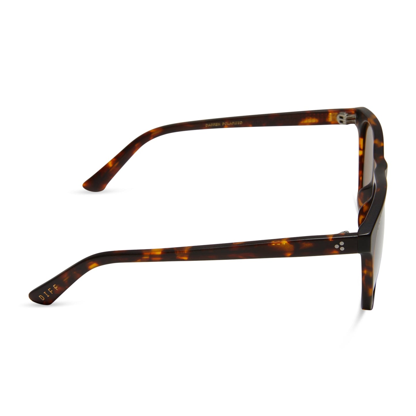 DARREN - MATTE RICH TORTOISE + BROWN + POLARIZED SUNGLASSES