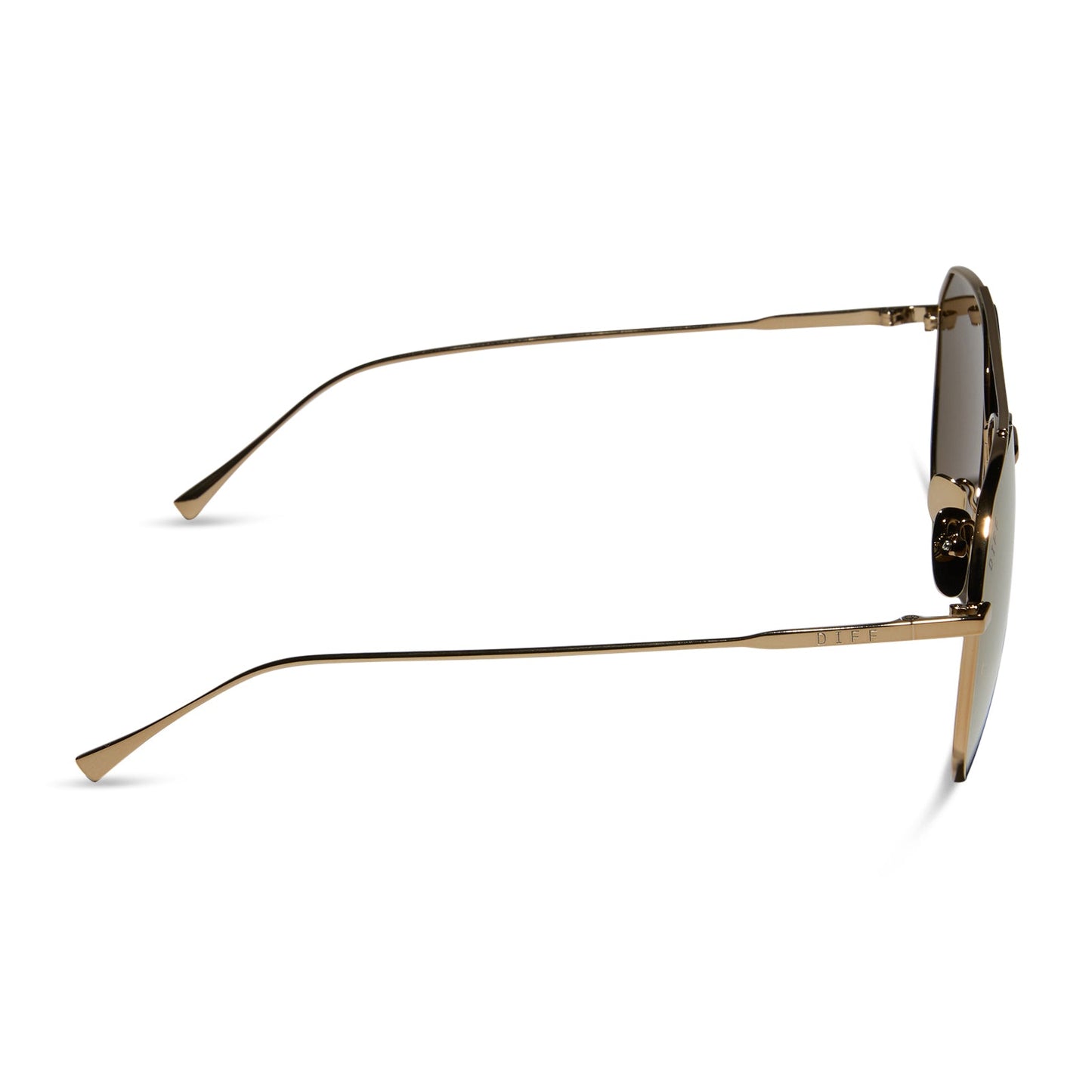 DASH - COPPER METAL + BROWN GOLD FLASH + POLARIZED SUNGLASSES