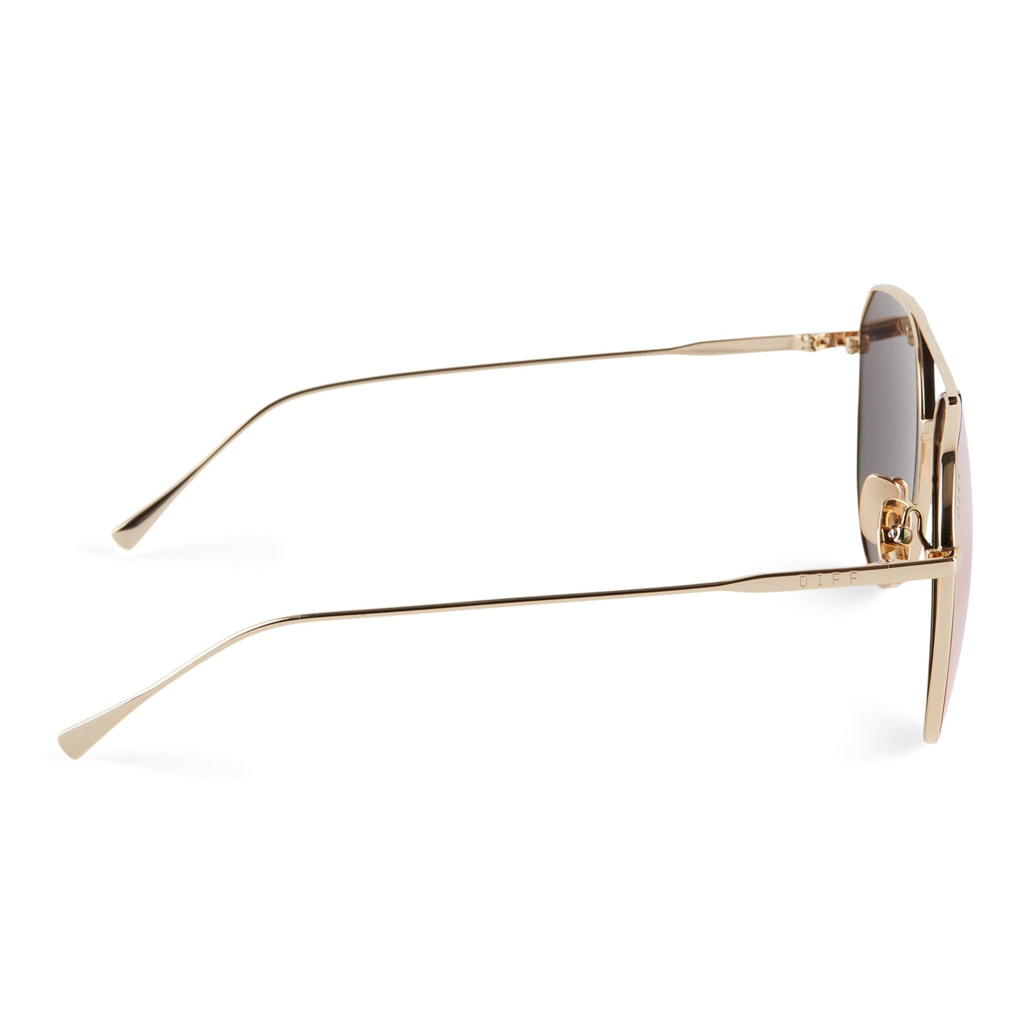 DASH - GOLD + PEACH MIRROR SUNGLASSES