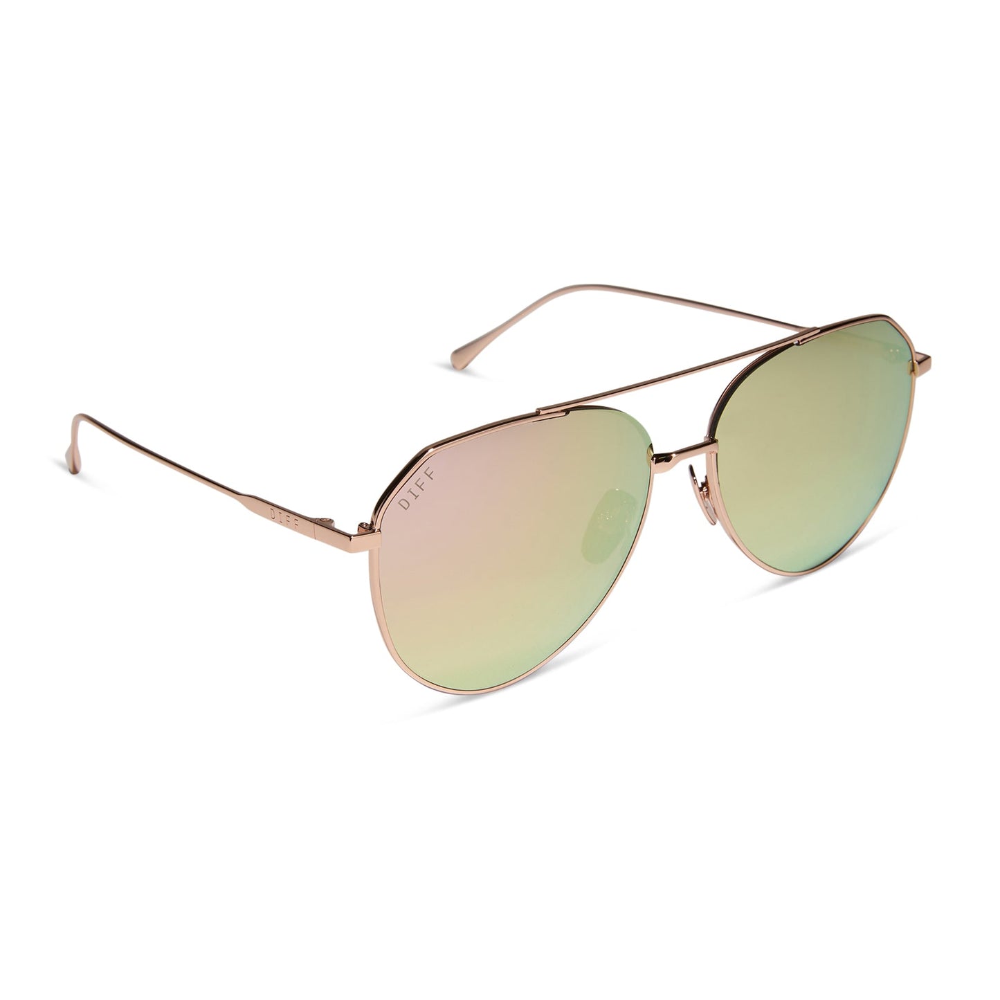 DASH - ROSE GOLD + CHERRY BLOSSOM MIRROR + POLARIZED SUNGLASSES