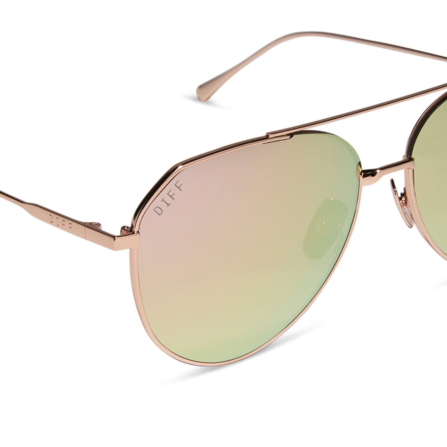 DASH - ROSE GOLD + CHERRY BLOSSOM MIRROR + POLARIZED SUNGLASSES