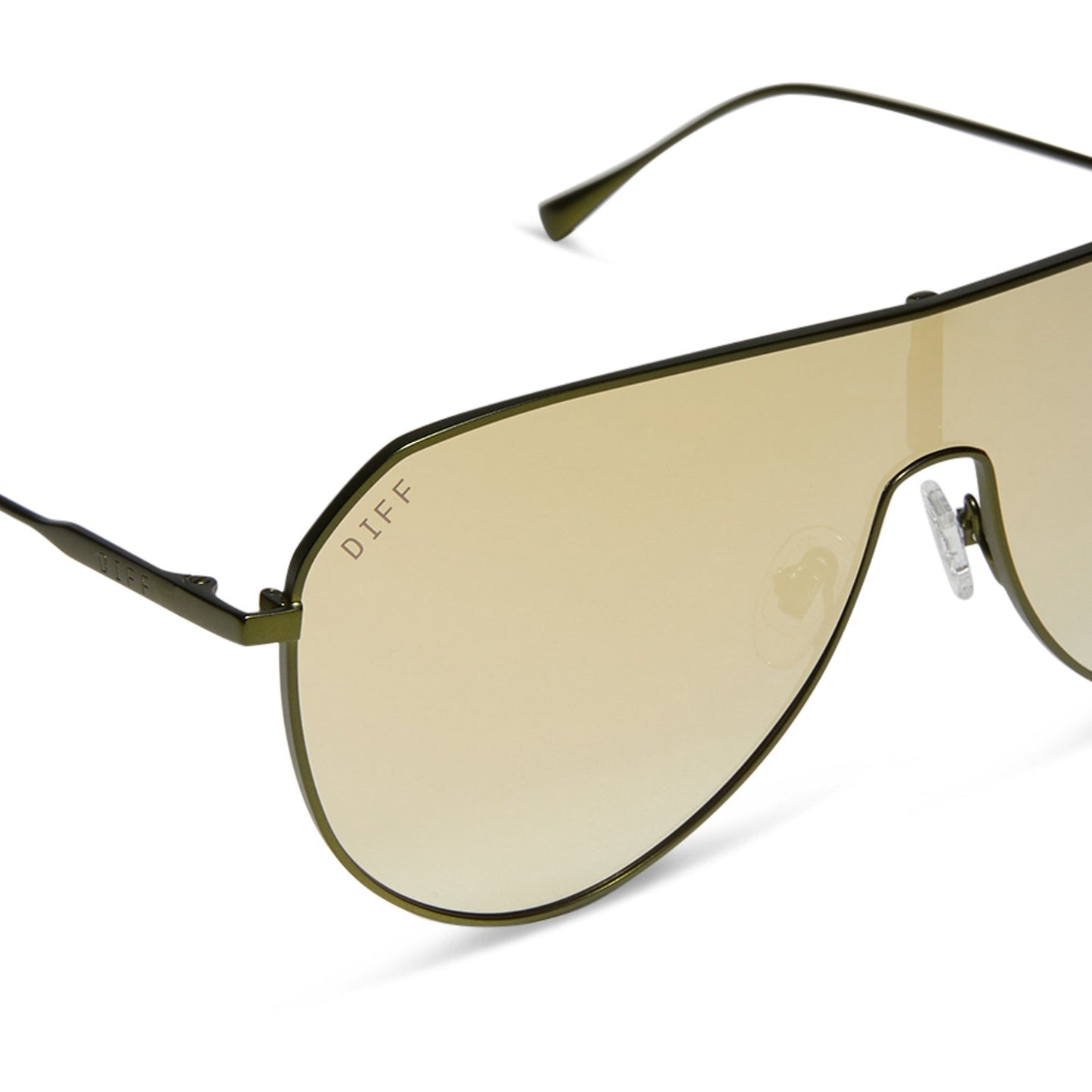 DASH SHIELD - MOSS METAL + MOSS MIRROR SUNGLASSES