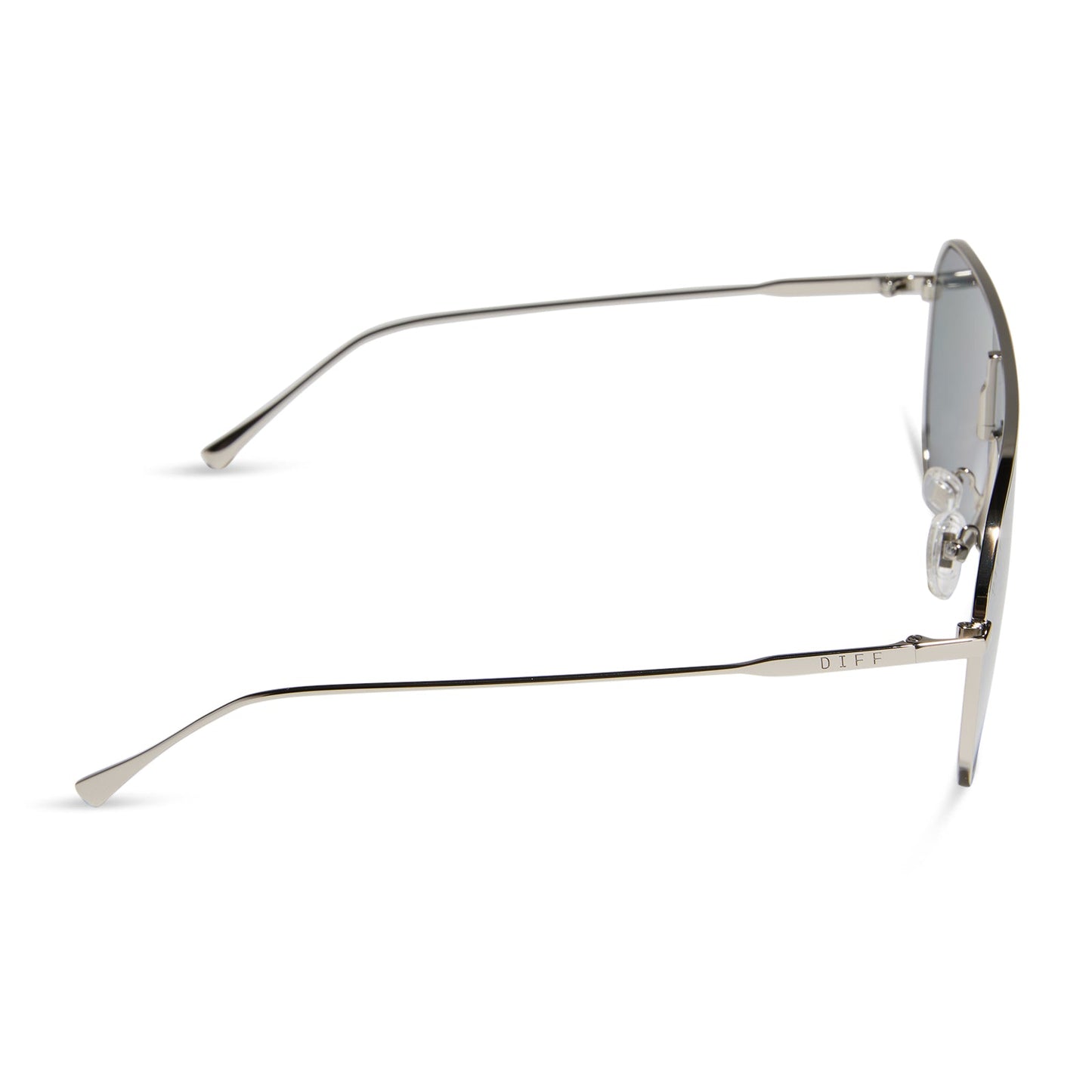 DASH SHIELD - SILVER + SILVER MIRROR SUNGLASSES