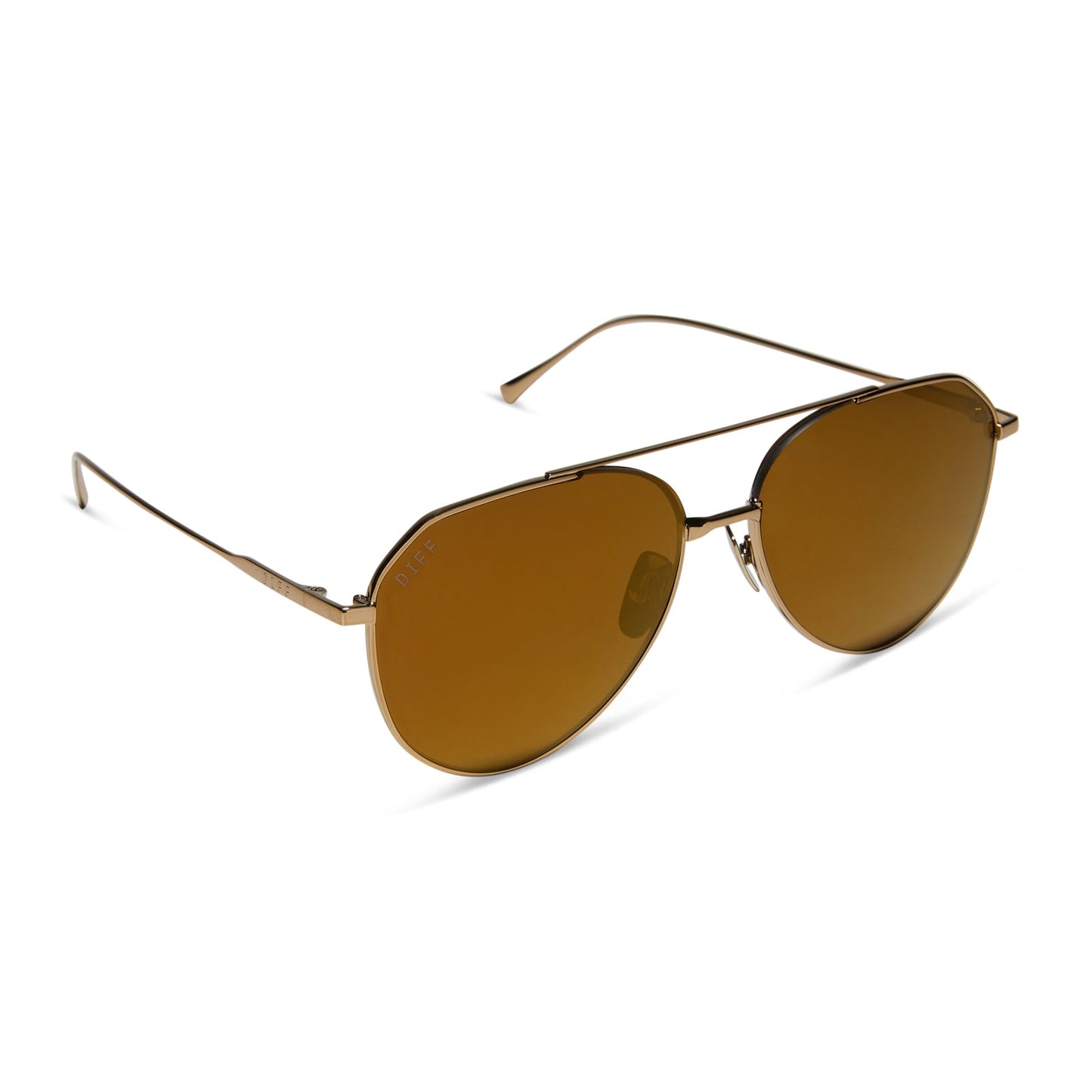 DASH XS - COPPER METAL + BROWN GOLD FLASH + POLARIZED SUNGLASSES