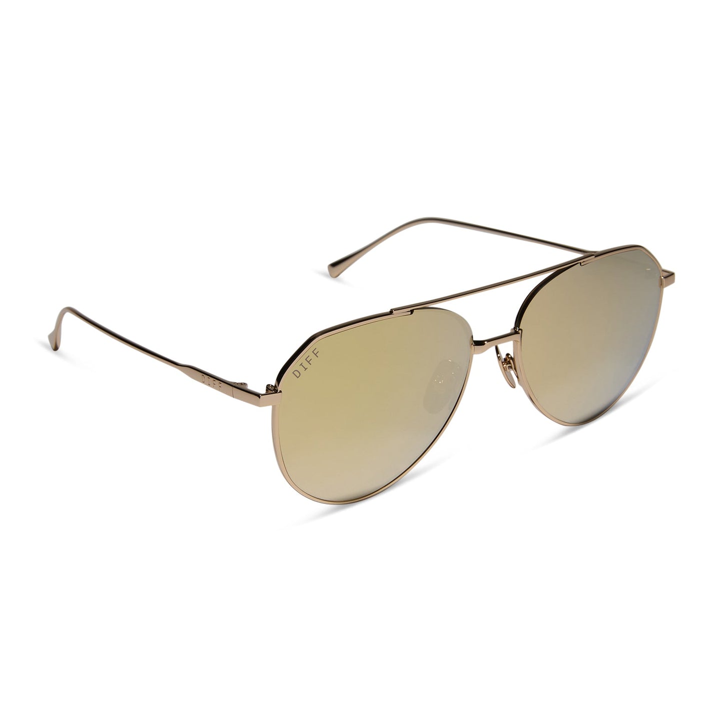 DASH XS - GOLD + BRILLIANT GOLD MIRROR + POLARIZED SUNGLASSES