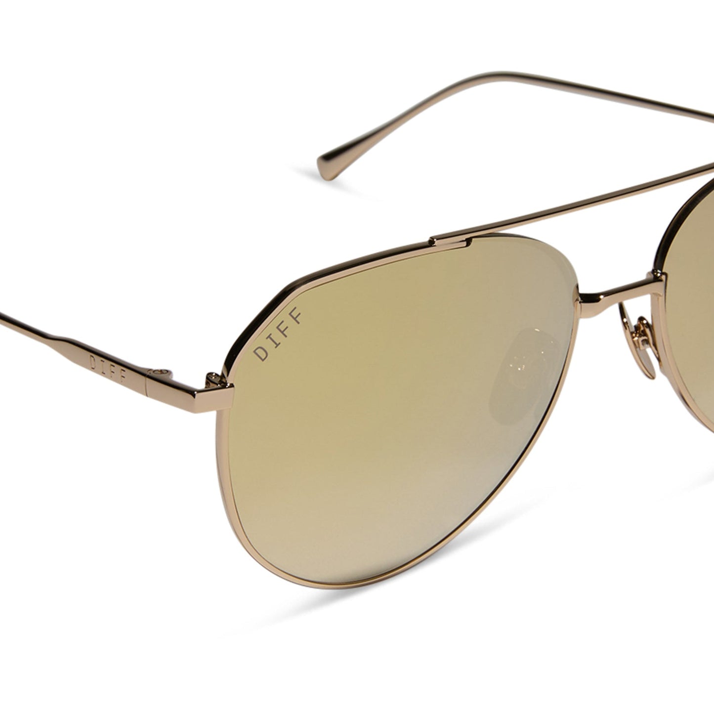 DASH XS - GOLD + BRILLIANT GOLD MIRROR + POLARIZED SUNGLASSES