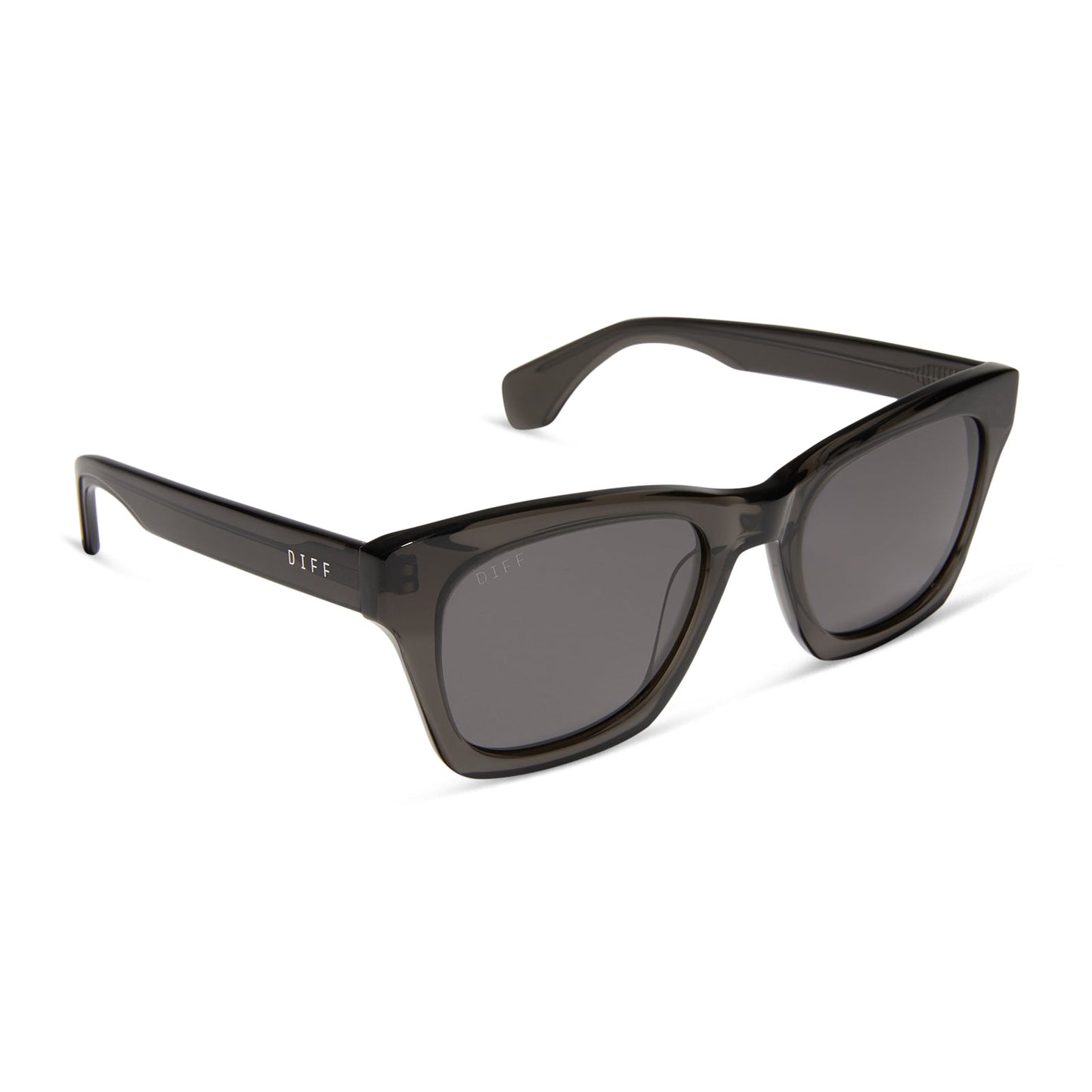 DEAN - BLACK SMOKE CRYSTAL + GREY + POLARIZED SUNGLASSES