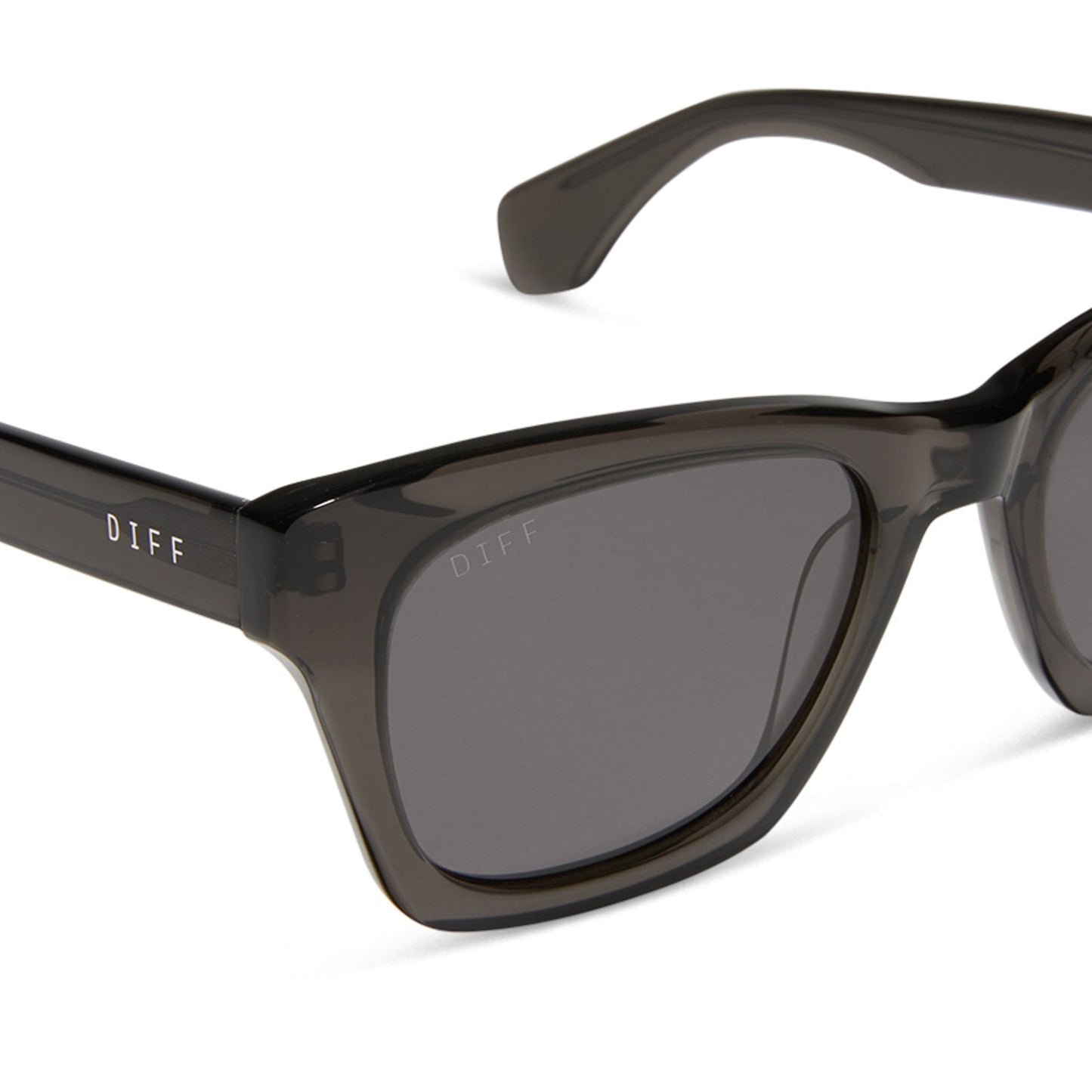 DEAN - BLACK SMOKE CRYSTAL + GREY + POLARIZED SUNGLASSES