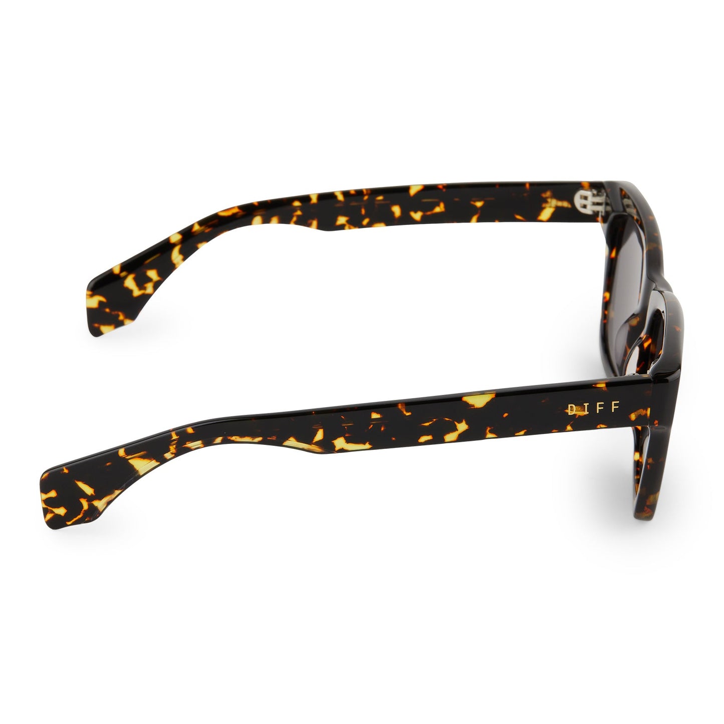 DEAN - FIERY TORTOISE + GREY + POLARIZED SUNGLASSES