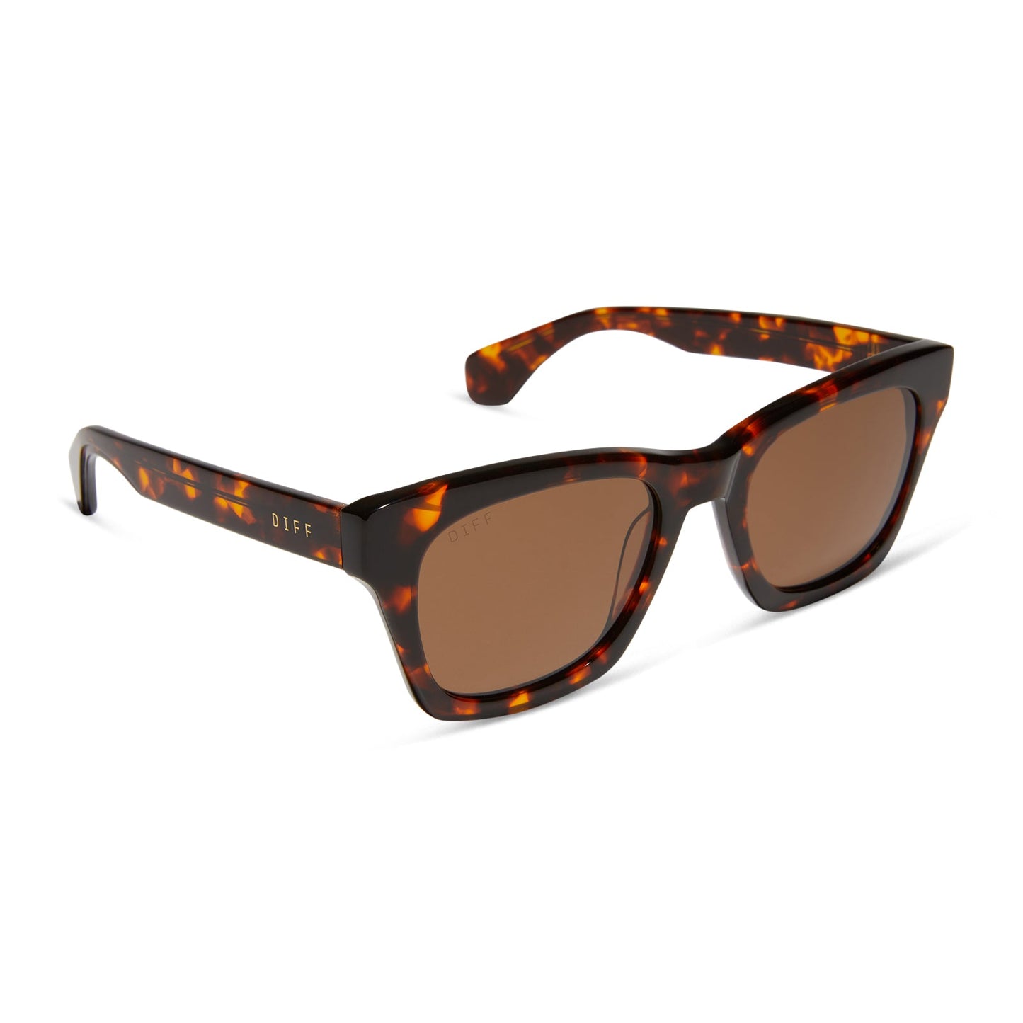 DEAN - RICH TORTOISE + BROWN + POLARIZED SUNGLASSES