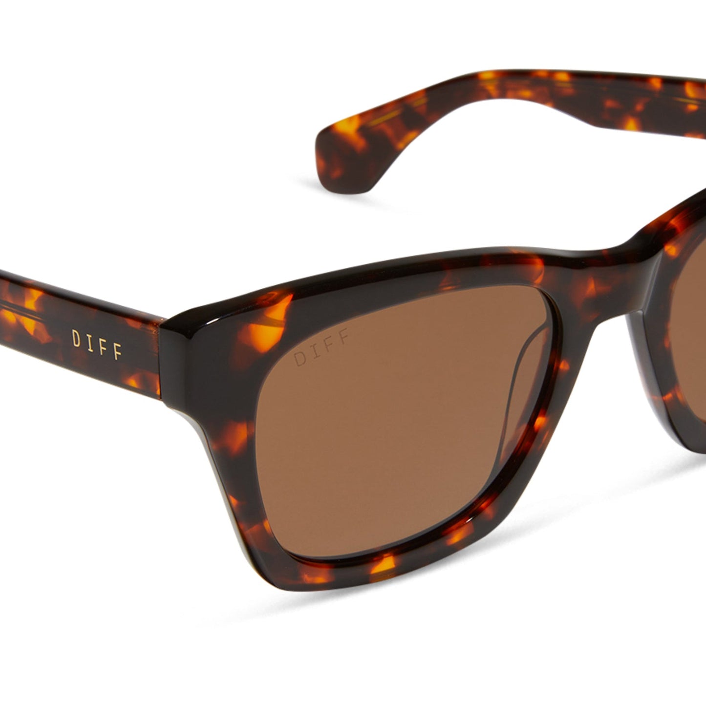 DEAN - RICH TORTOISE + BROWN + POLARIZED SUNGLASSES