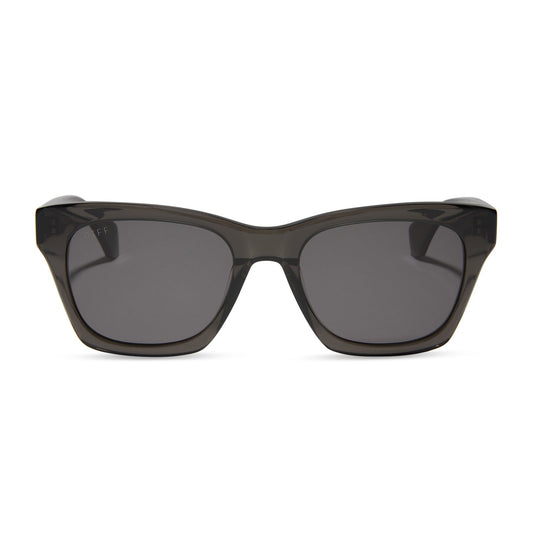 DEAN XL - BLACK SMOKE CRYSTAL + GREY + POLARIZED SUNGLASSES