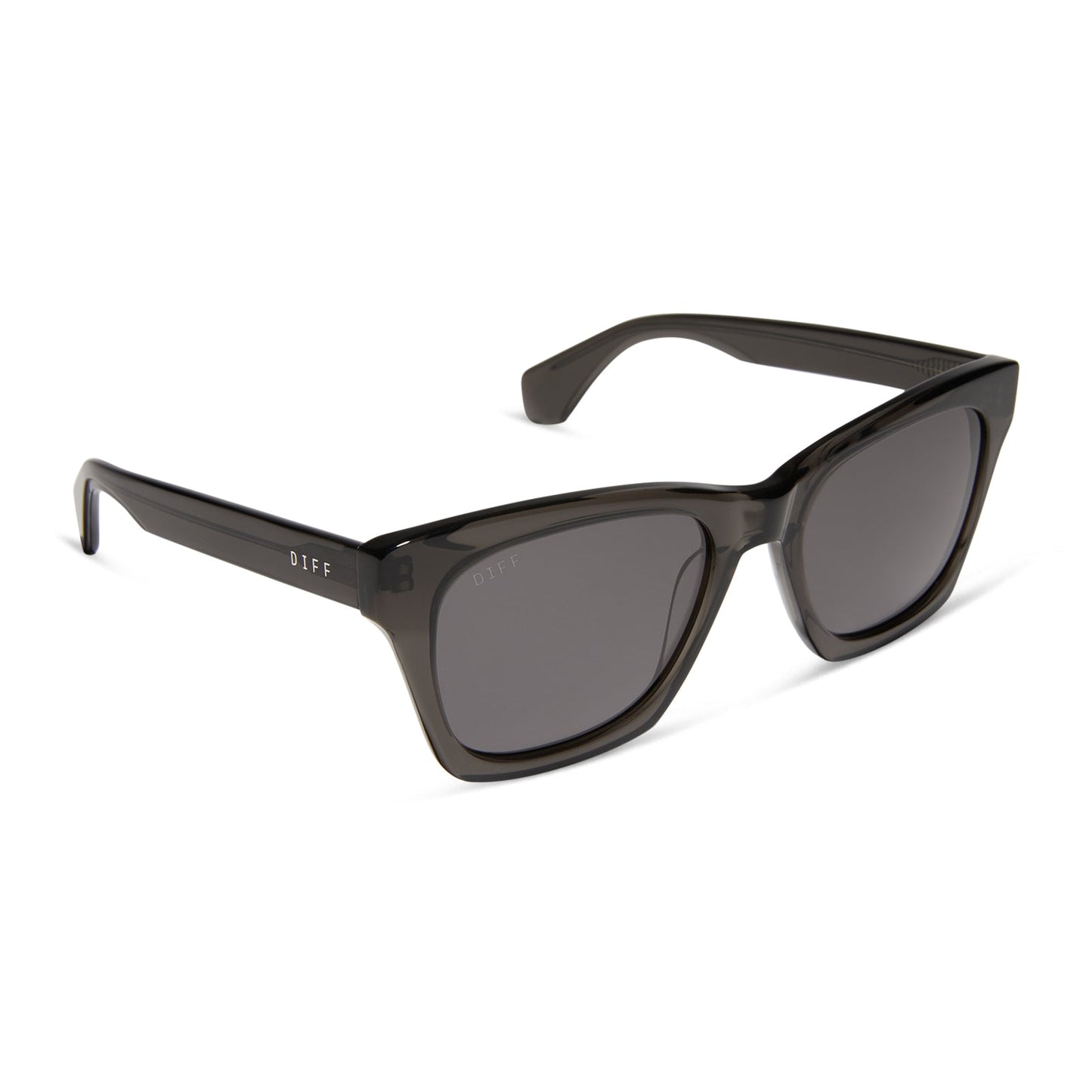 DEAN XL - BLACK SMOKE CRYSTAL + GREY + POLARIZED SUNGLASSES