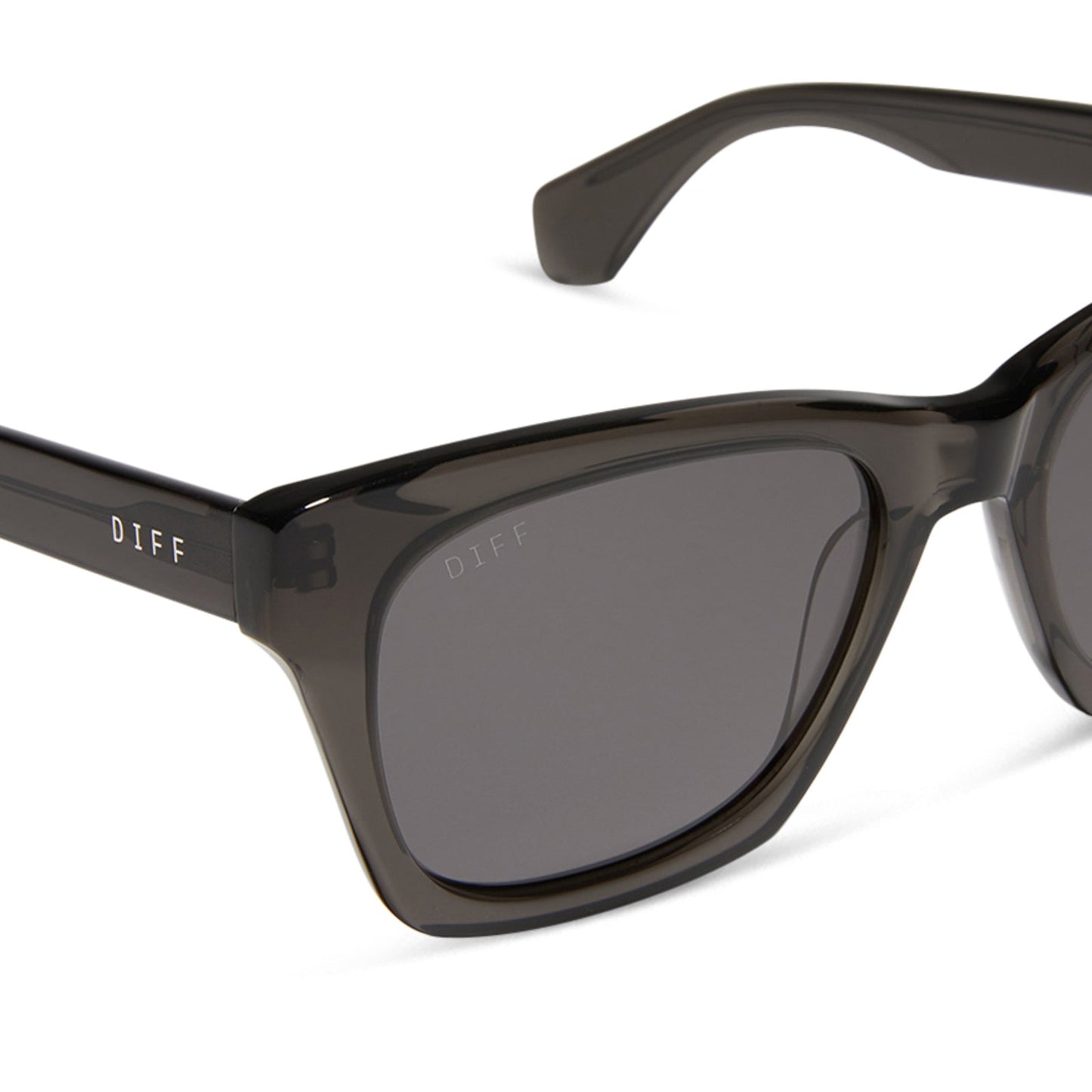 DEAN XL - BLACK SMOKE CRYSTAL + GREY + POLARIZED SUNGLASSES