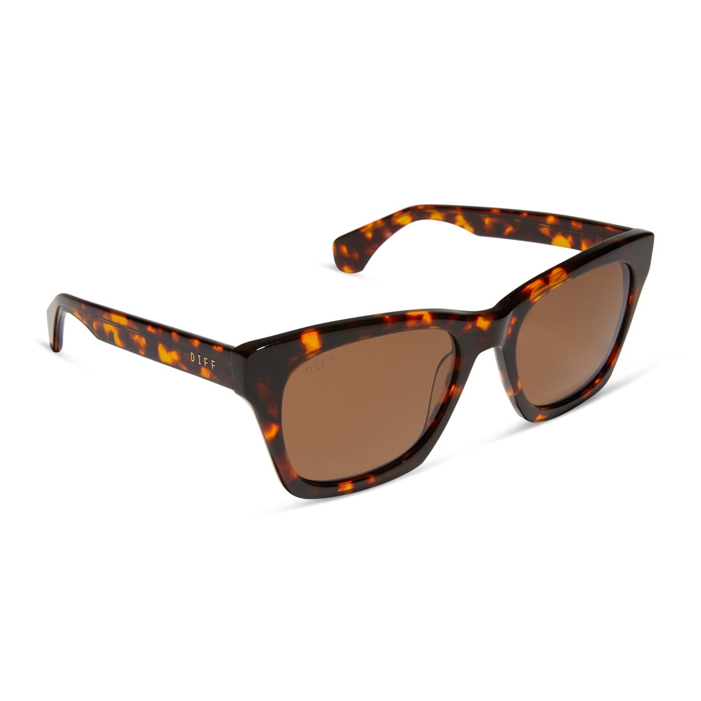 DEAN XL - RICH TORTOISE + BROWN + POLARIZED SUNGLASSES