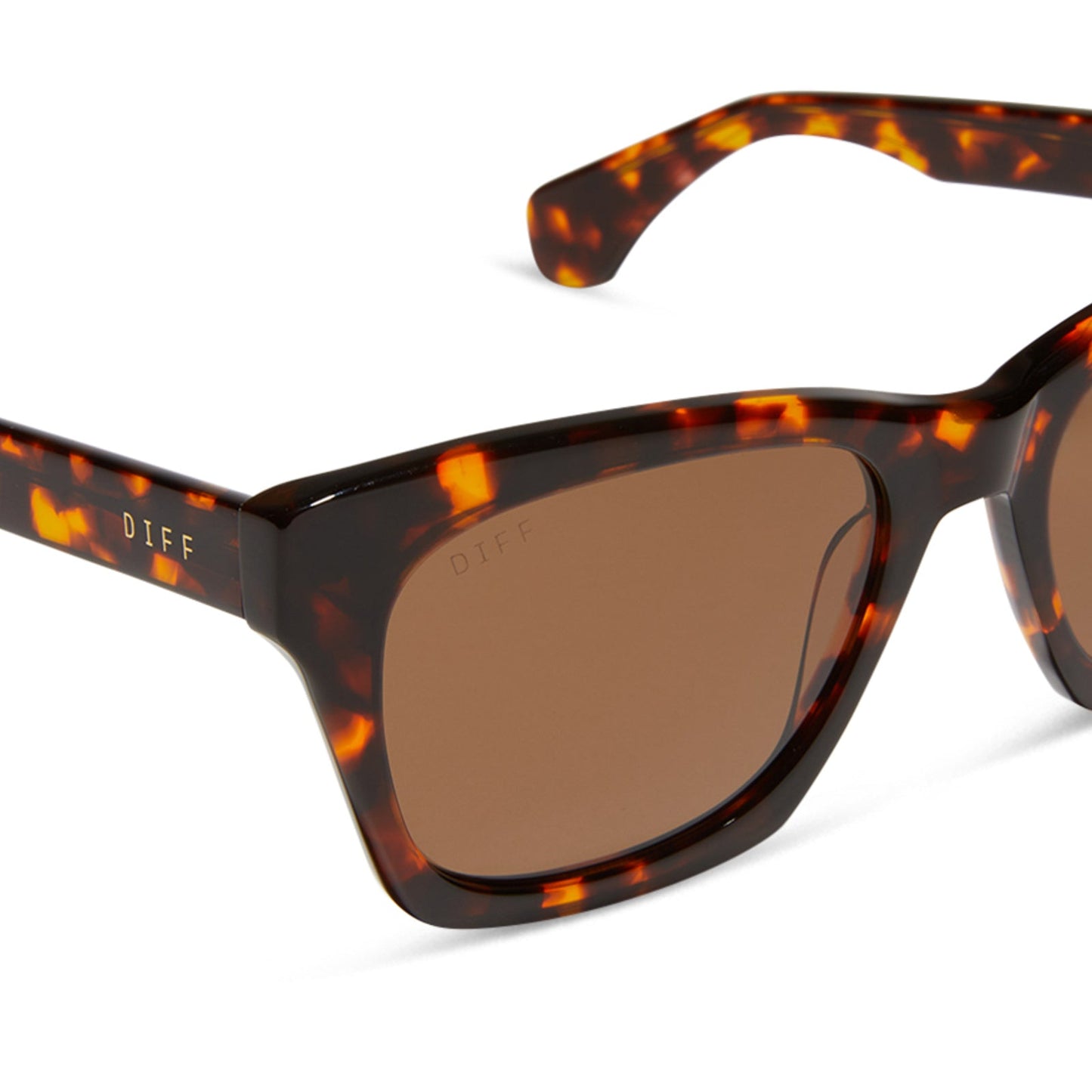 DEAN XL - RICH TORTOISE + BROWN + POLARIZED SUNGLASSES