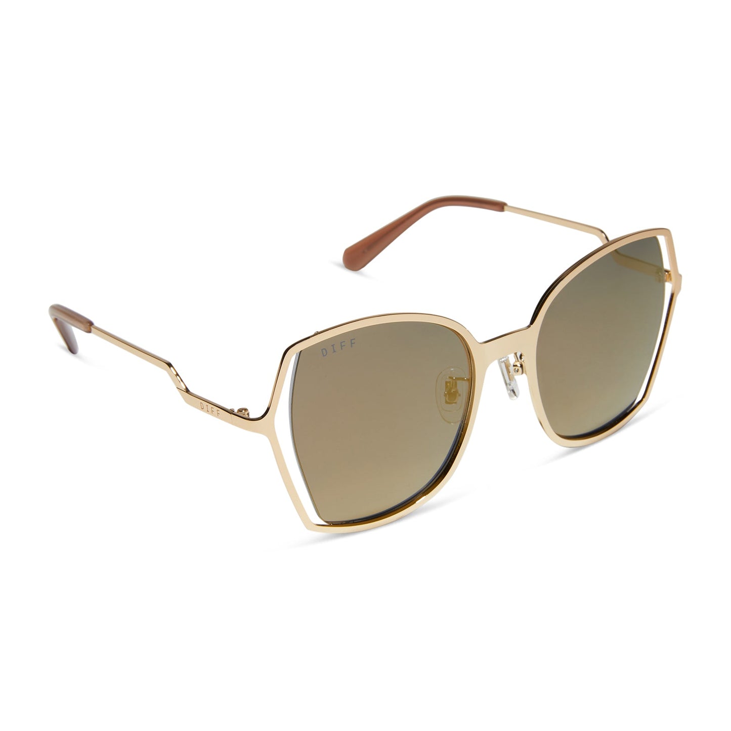 DONNA III - GOLD + GOLD MIRROR + POLARIZED SUNGLASSES