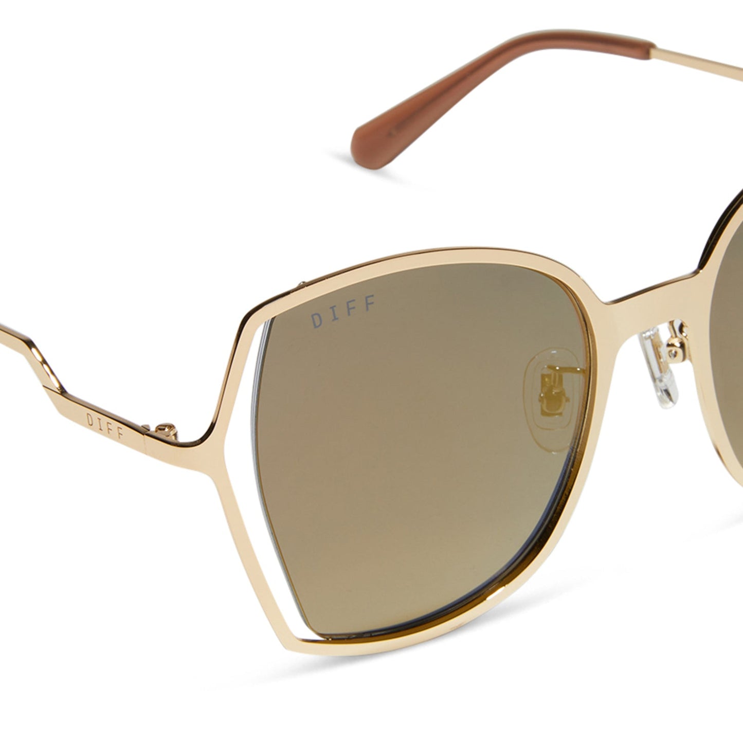 DONNA III - GOLD + GOLD MIRROR + POLARIZED SUNGLASSES