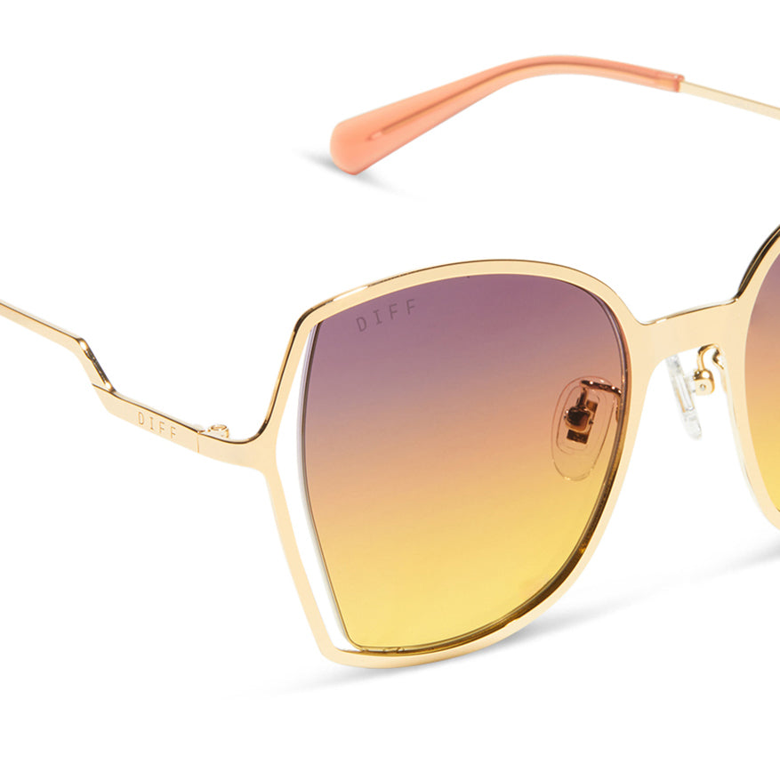 DONNA III - GOLD + INCA GRADIENT SUNGLASSES