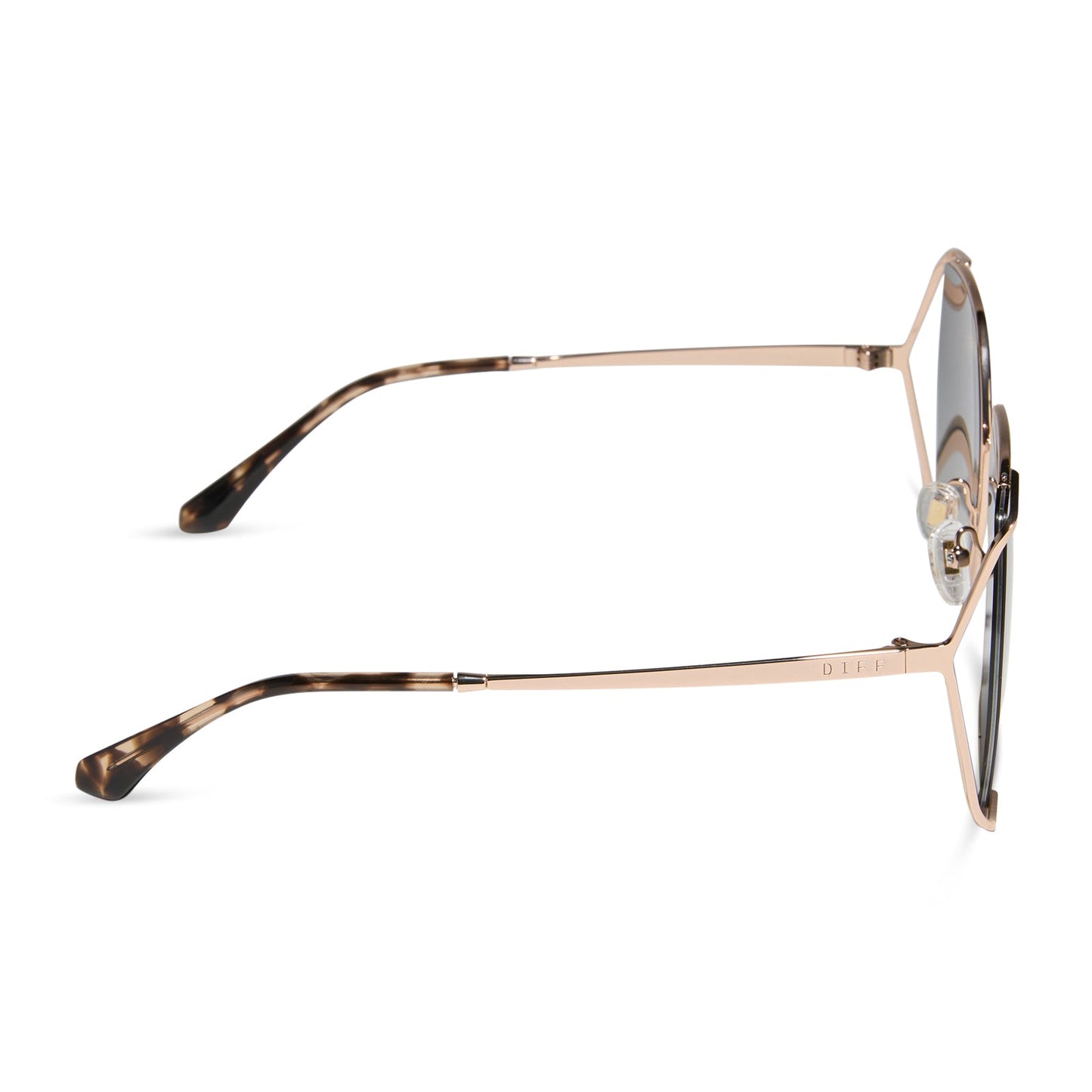 DONNA IV - CHAMPAGNE + GREY GRADIENT SUNGLASSES