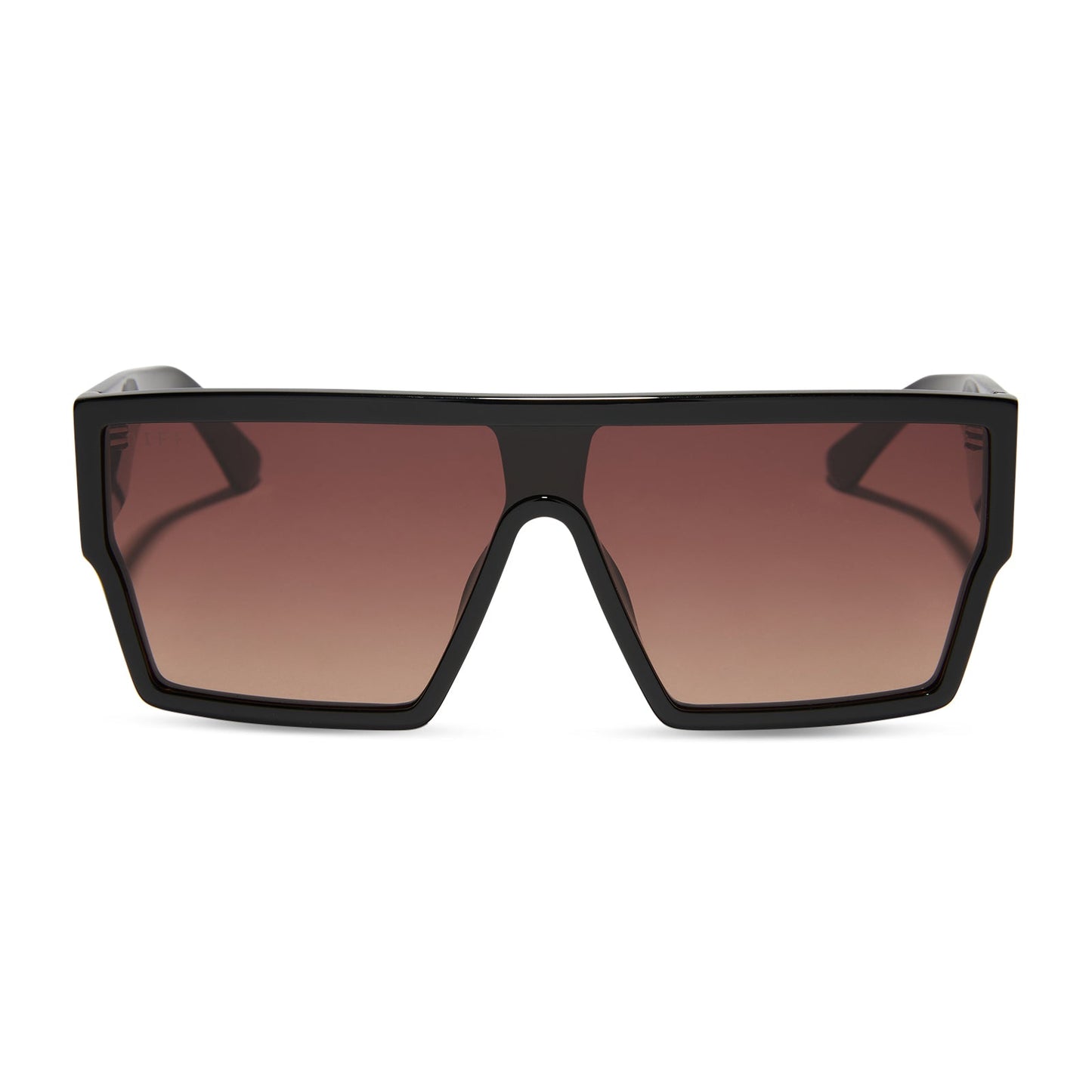 ELECTRA - BLACK + BROWN GRADIENT SUNGLASSES