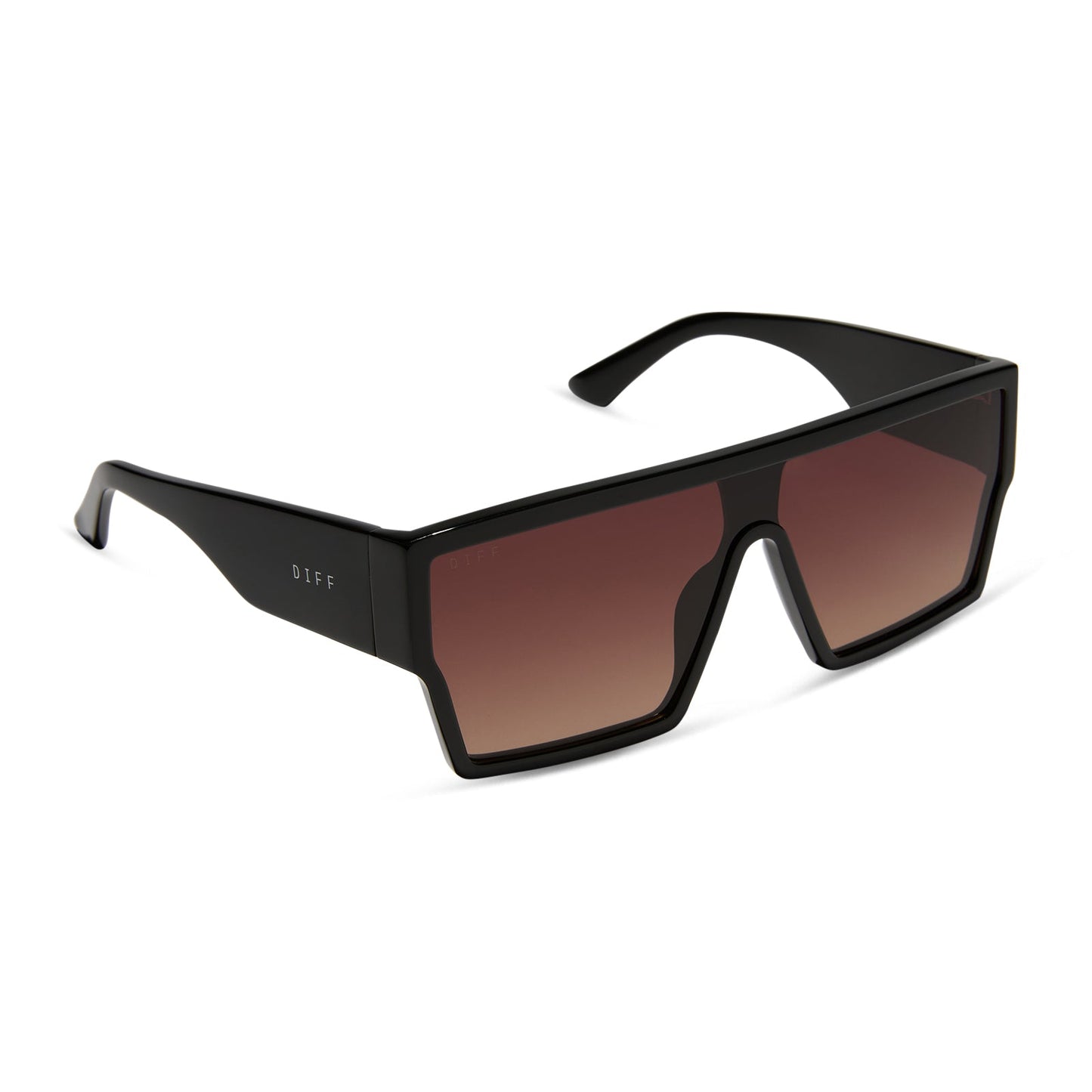 ELECTRA - BLACK + BROWN GRADIENT SUNGLASSES