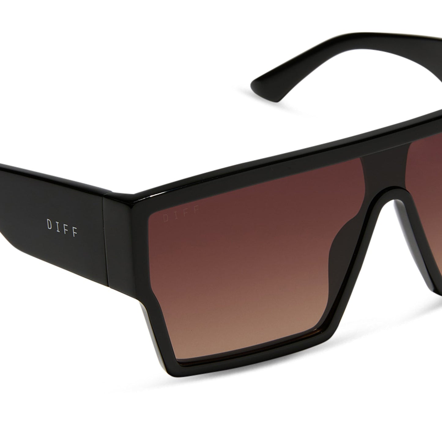 ELECTRA - BLACK + BROWN GRADIENT SUNGLASSES