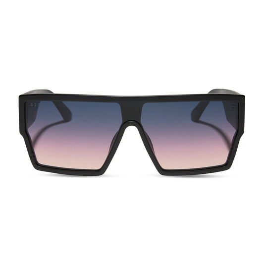 ELECTRA - MATTE BLACK + TWILIGHT GRADIENT SUNGLASSES