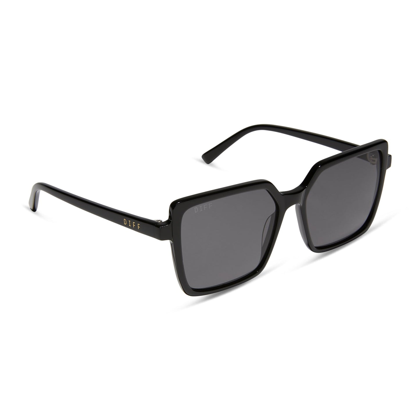 ESME - BLACK + GREY + POLARIZED SUNGLASSES