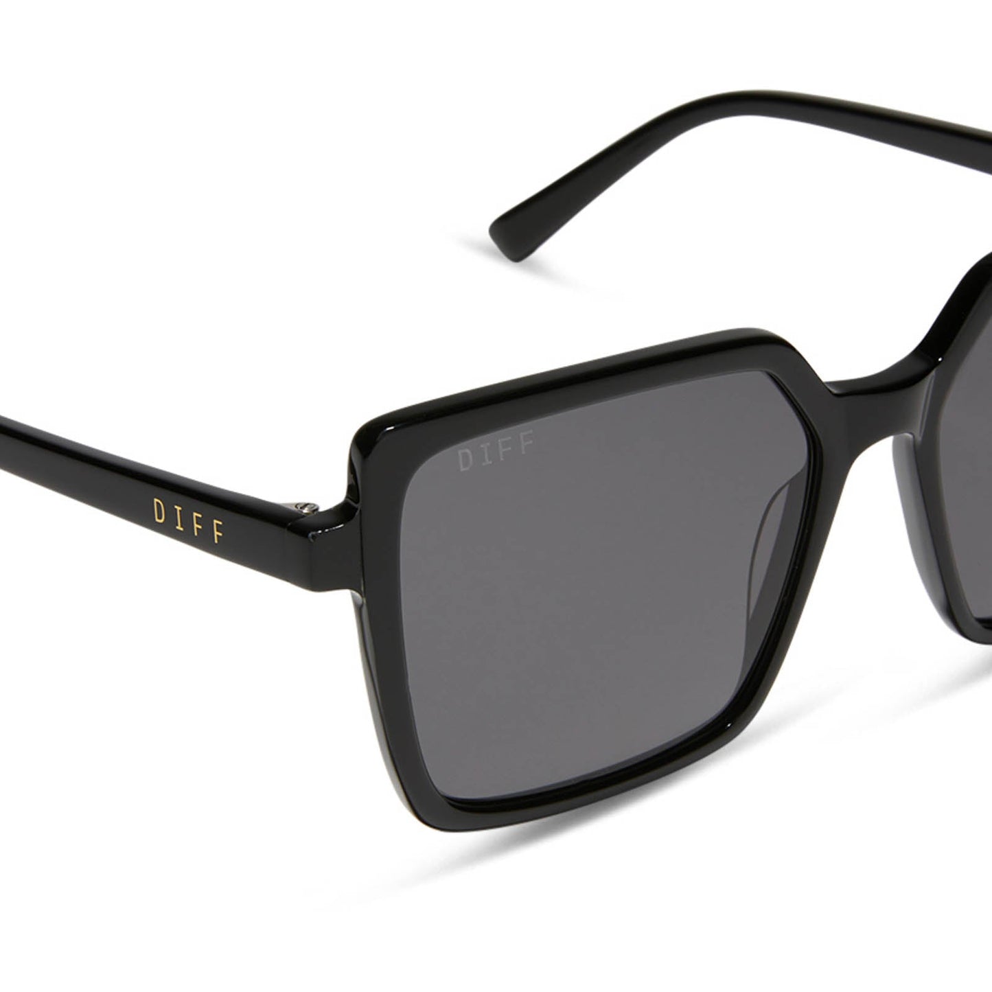 ESME - BLACK + GREY + POLARIZED SUNGLASSES