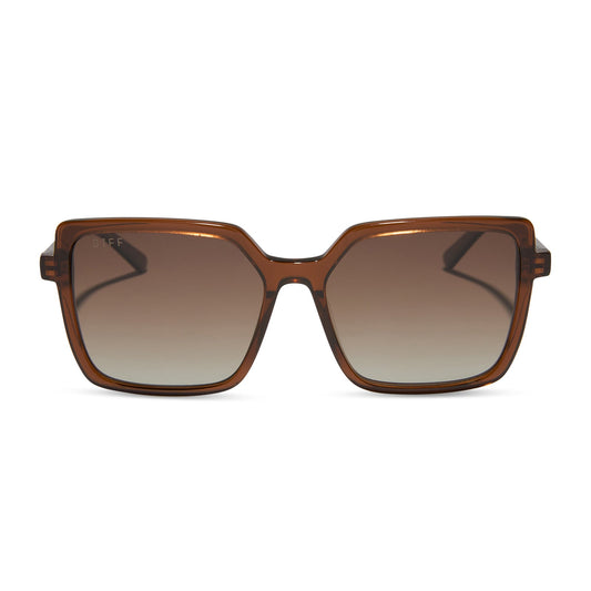 ESME - WHISKEY + BROWN GRADIENT + POLARIZED SUNGLASSES