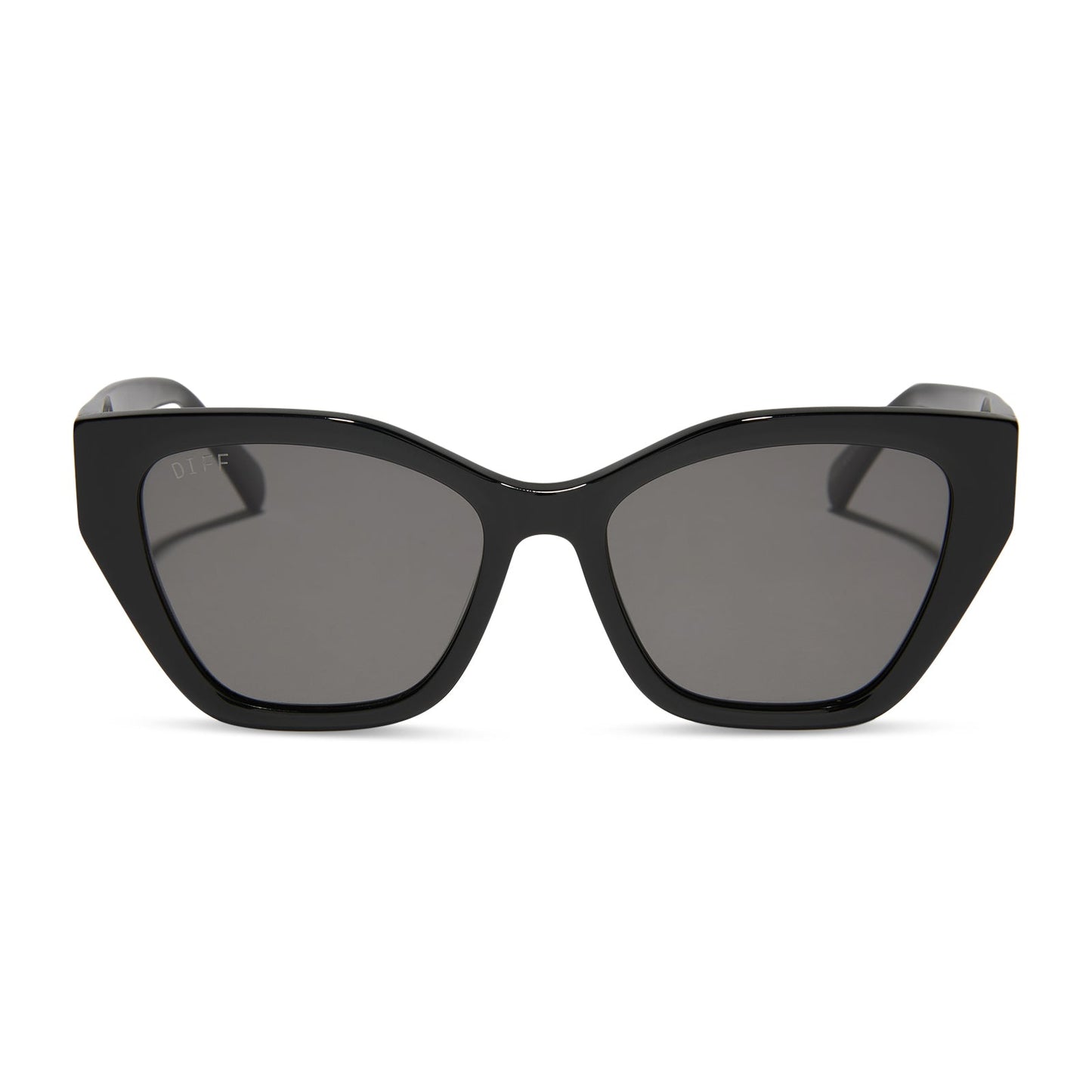 EVIE - BLACK + GREY + POLARIZED SUNGLASSES